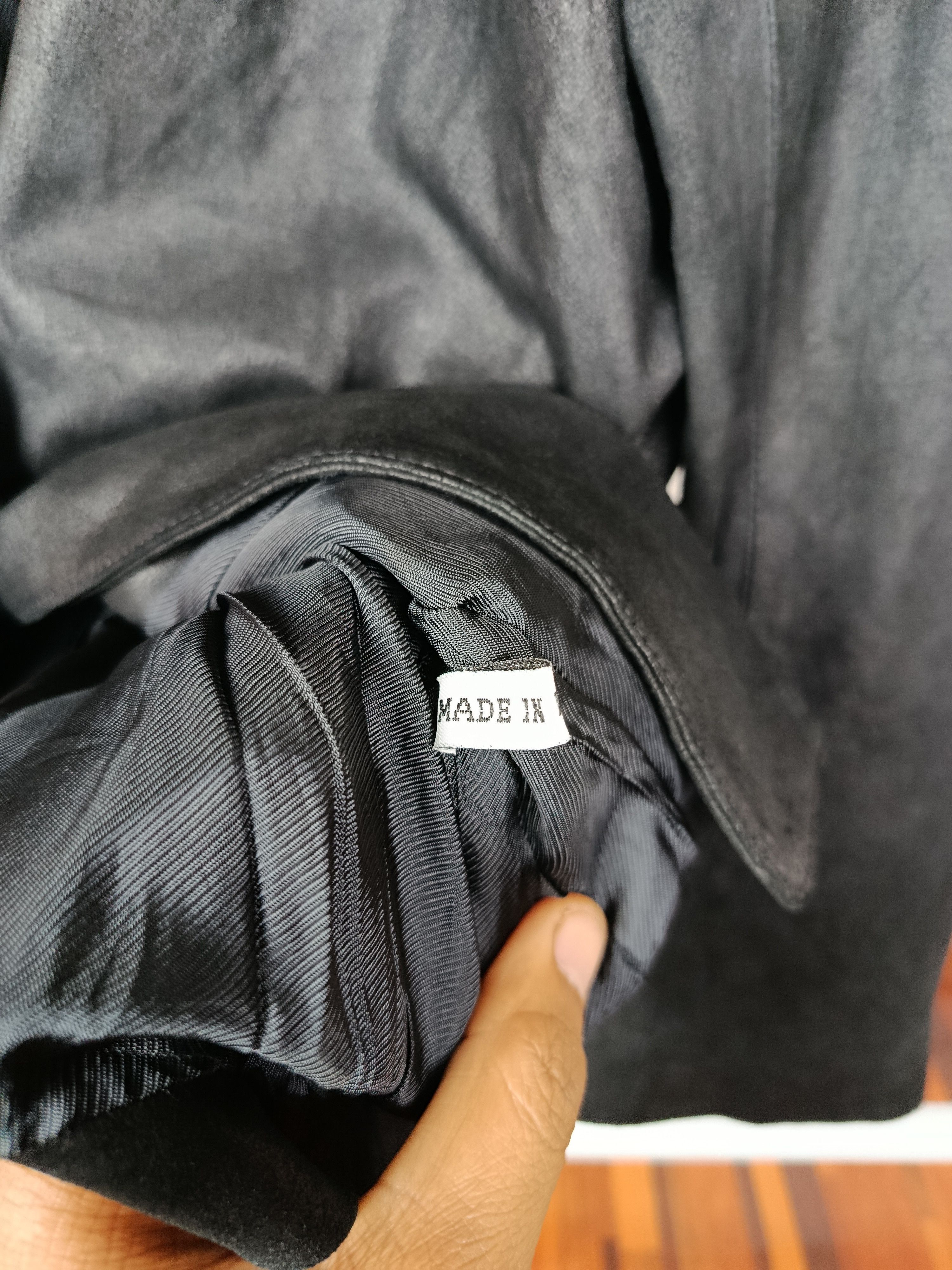 Ann Demeulemeester Vintage 00s Ann Demeulemeester Leather Blazer Size M / US 6-8 / IT 42-44 - 7 Thumbnail