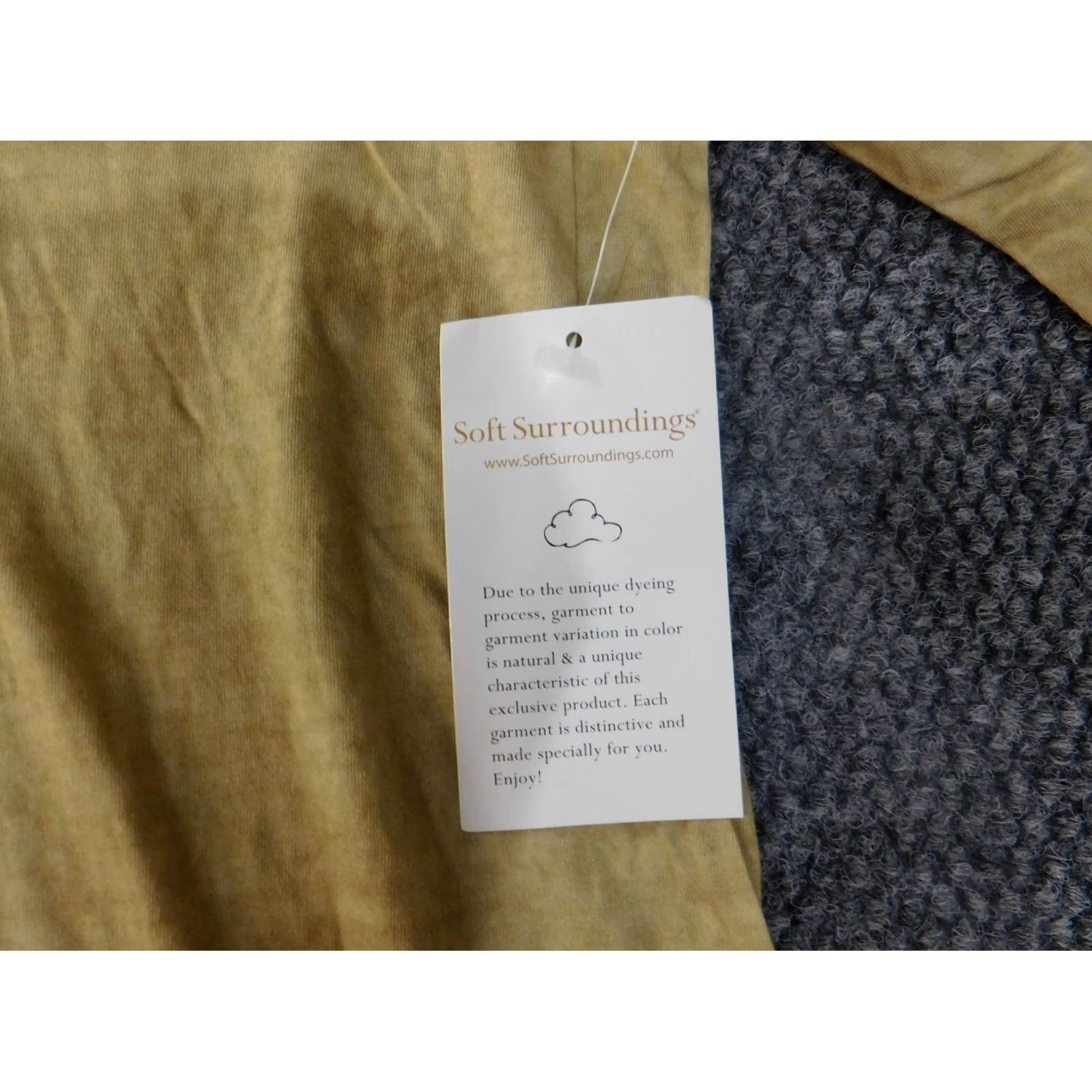 Soft Surroundings Soft Surroundings Blouse Shirt Womens L Green Crew Neck Long Sleeve Pullover Cotton Polyester Rayon Stretch Casual Classic Size L / US 10 / IT 46 - 4 Thumbnail