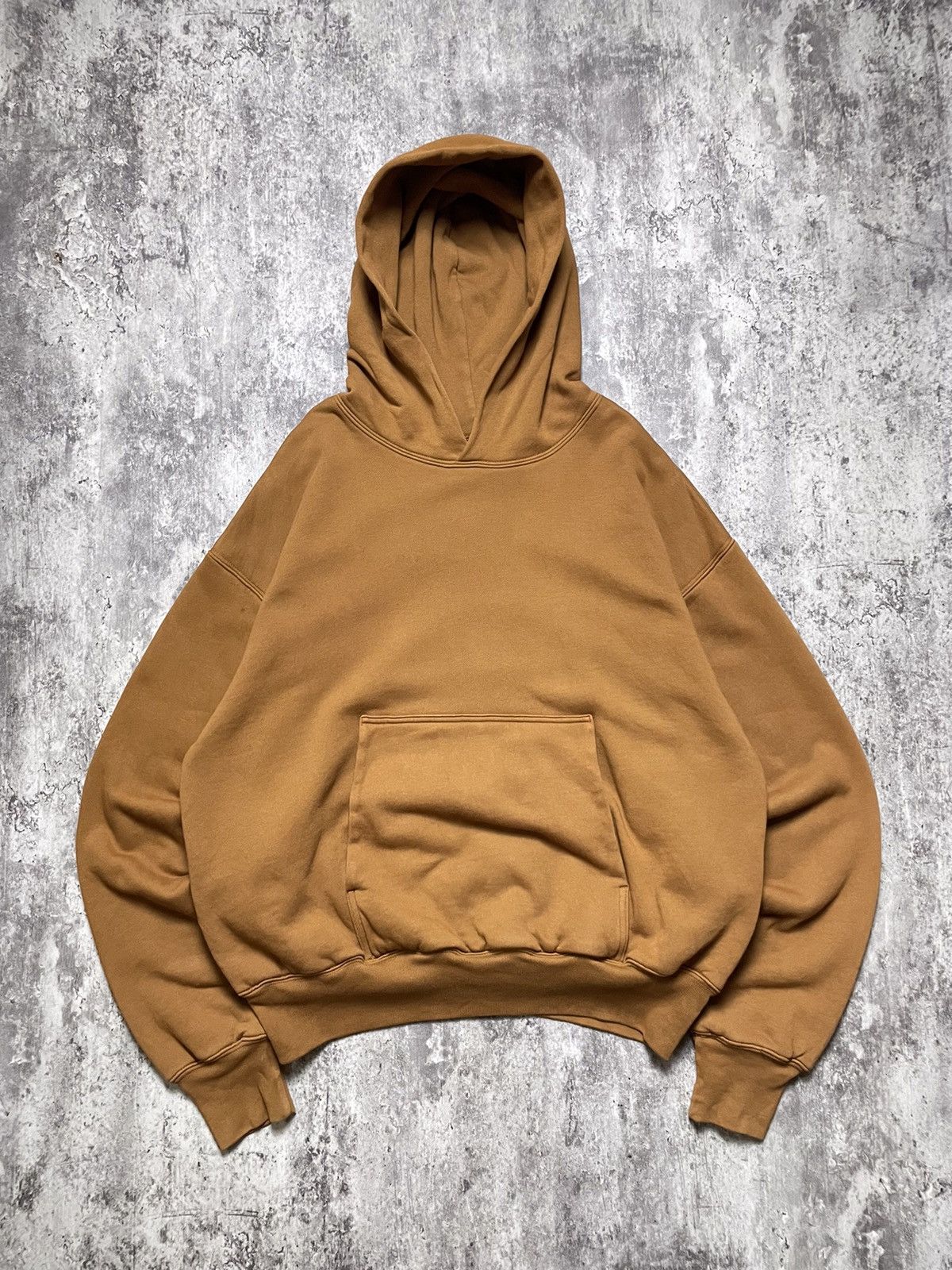Yeezy Gap Perfect Boxy Cut Hoodie Light Brown