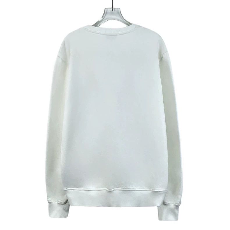 Dior Dior White bee diamond-inlaid cotton round-neck long-sleeve Size US L / EU 52-54 / 3 - 2 Thumbnail