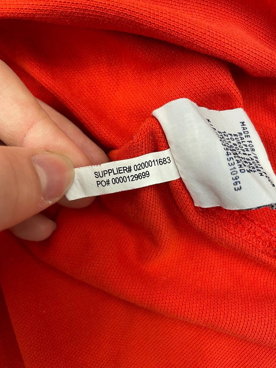 Polo Ralph Lauren Polo Ralph Lauren MenCotton Polo Shirt Red Custom Fit Size L Size US M / EU 48-50 / 2 - 7 Thumbnail
