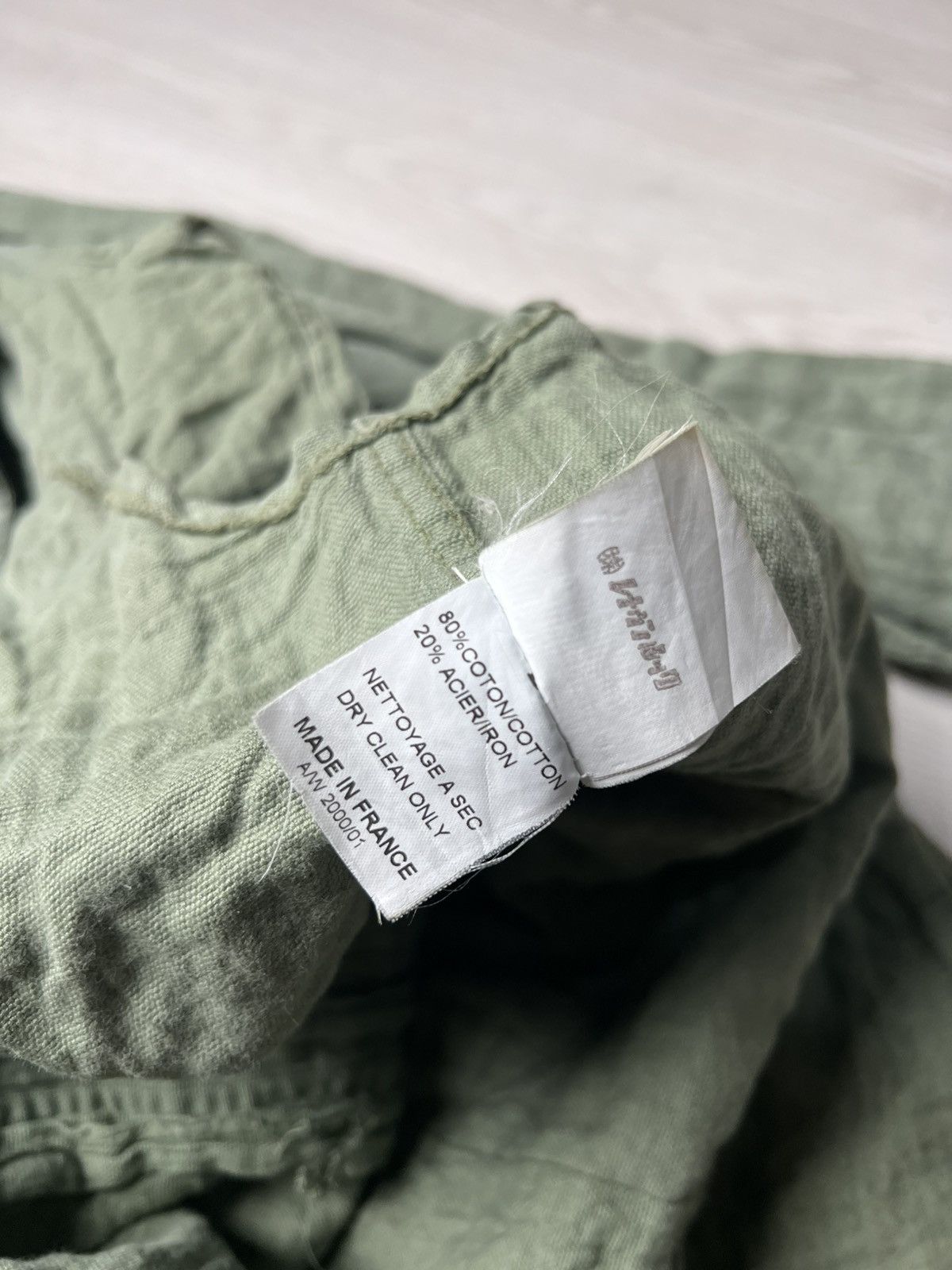 Lemaire AW2000 Vintage Christophe Lemaire Wrinkled Military Shirt Size US M / EU 48-50 / 2 - 6 Thumbnail