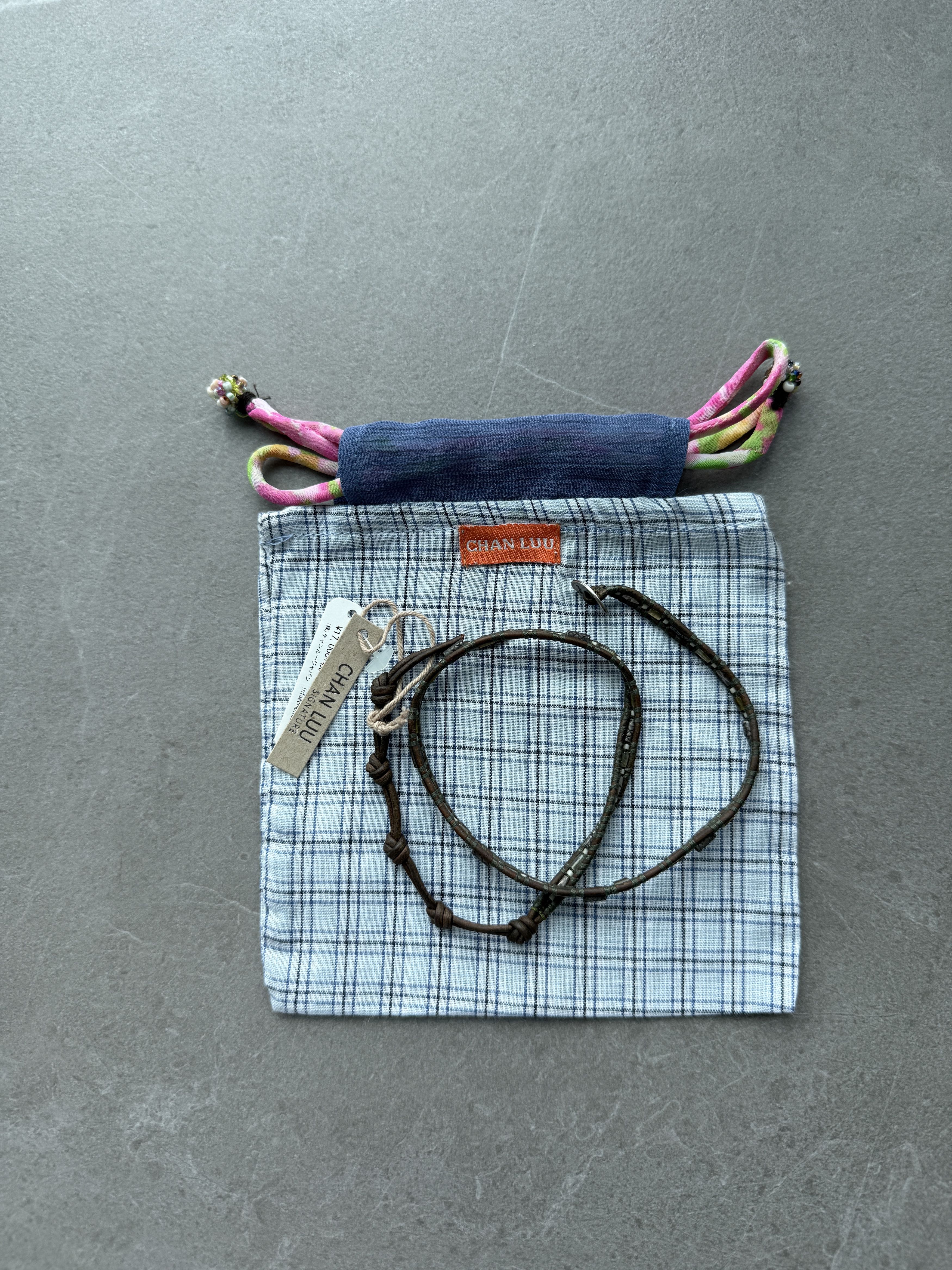 Japanese Brand CHAN LUU Hand Made Hippies Surfing Unisex Leather Bracelet Size ONE SIZE - 2 Thumbnail