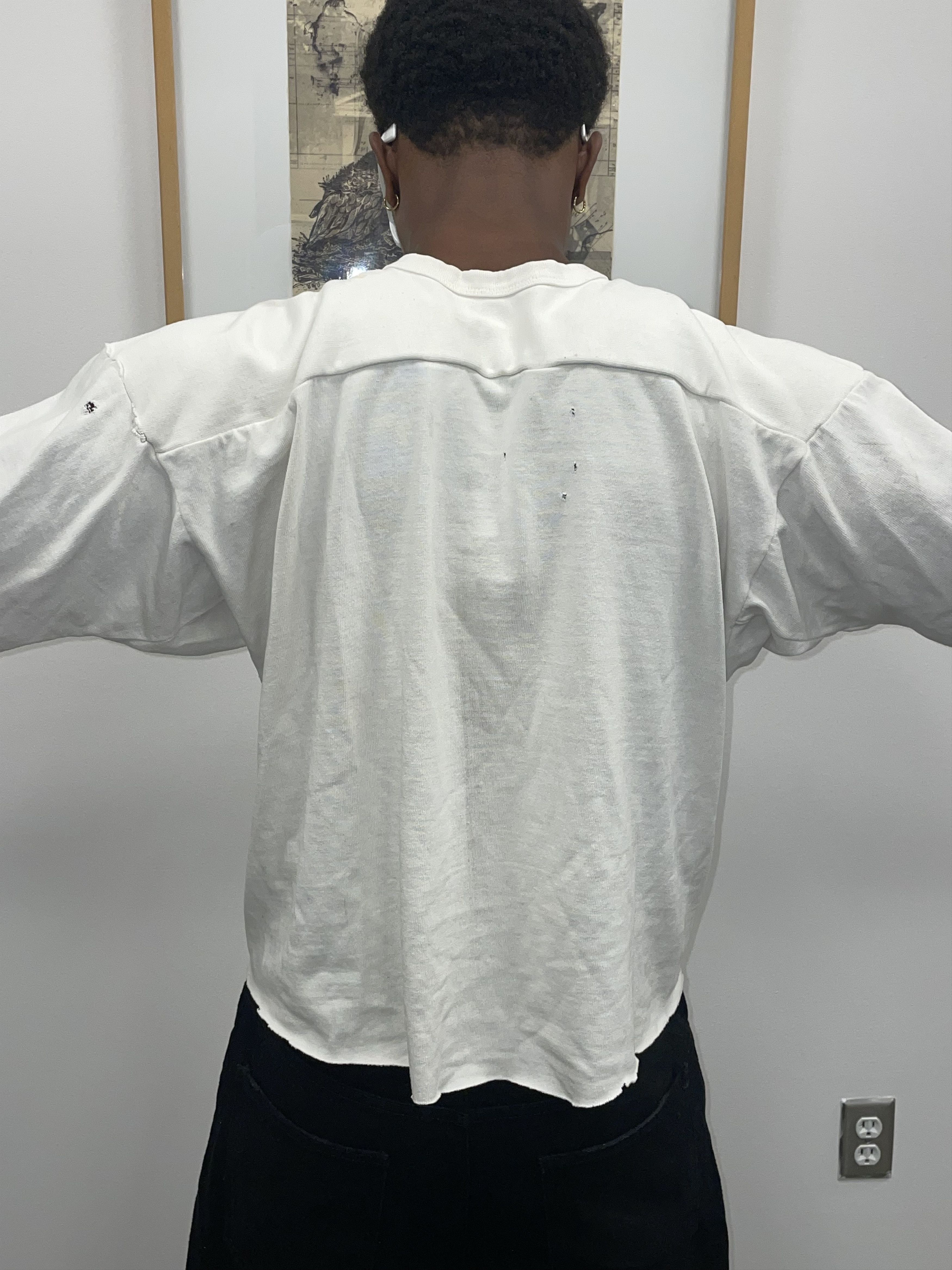 Vintage 50s Distressed Cotton Football Jersey Size US M / EU 48-50 / 2 - 4 Thumbnail