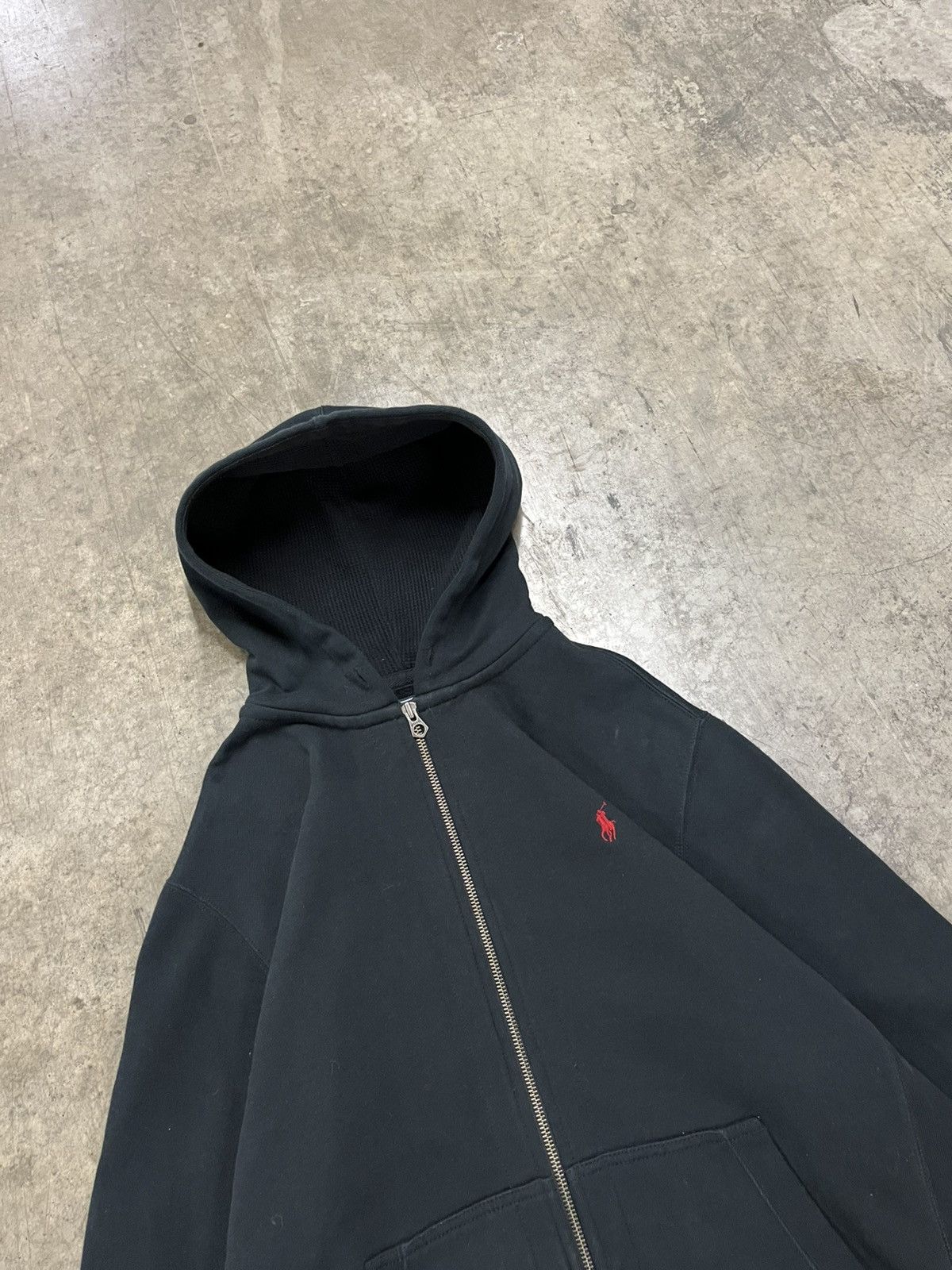 Polo Ralph Lauren × Vintage Polo Ralph Lauren vintage thermal lined zip up hoodie Size US XL / EU 56 / 4 - 3 Thumbnail