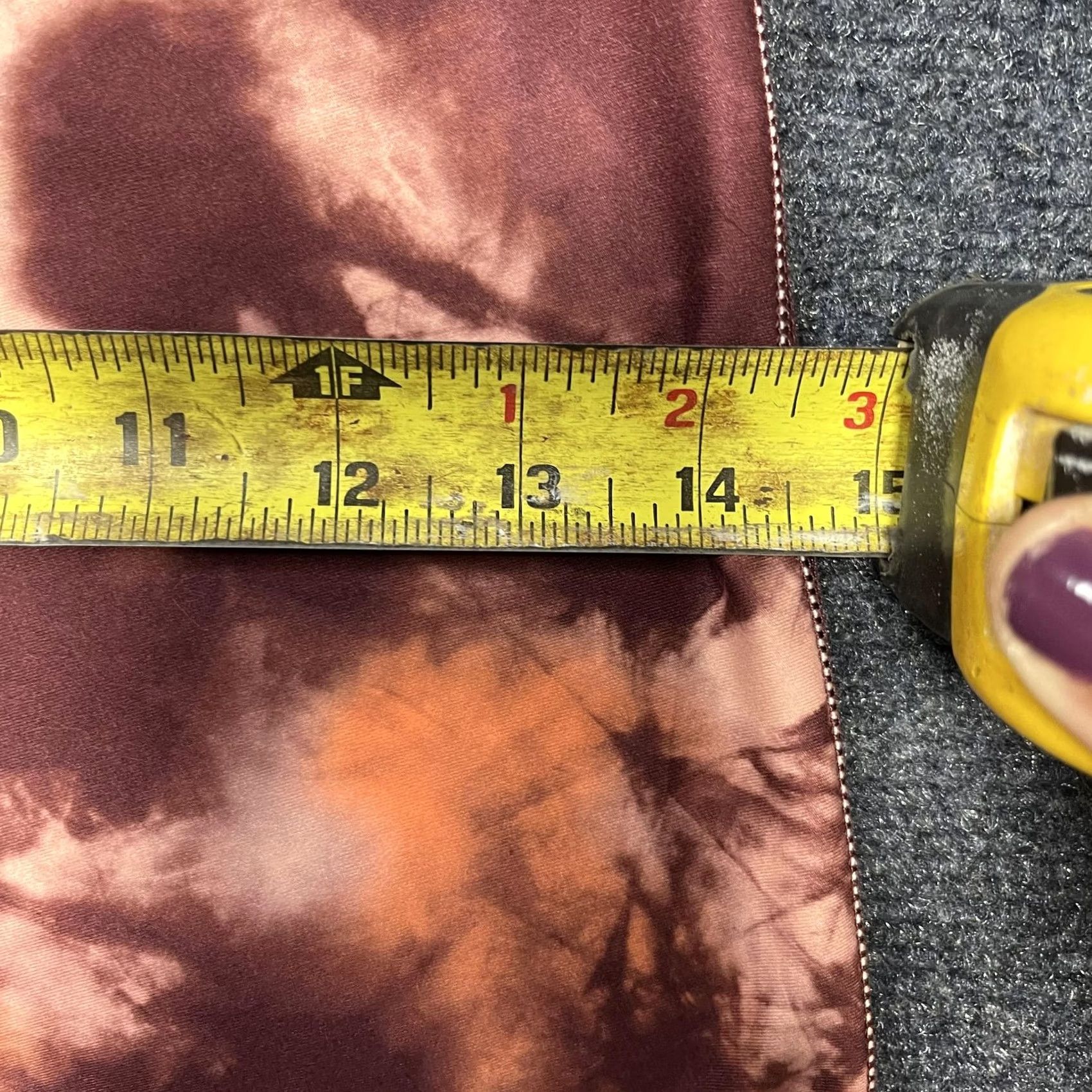 Vintage DSG Shorts Womens Small Brown Tie Dye Biker 7.5" High Rise Yoga Athletic Size 28" / US 6 / IT 42 - 5 Thumbnail