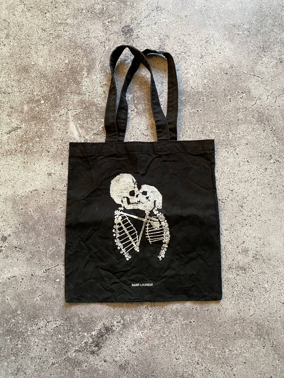 Yves Saint Laurent Saint Laurent Skeleton Print Tote Bag Size ONE SIZE - 1 Thumbnail