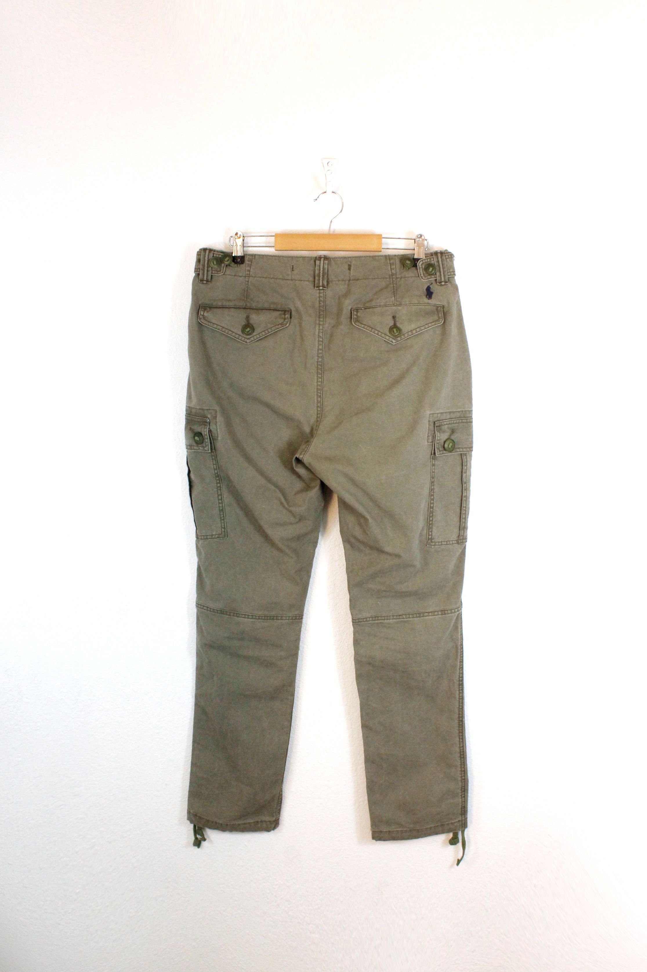 Polo Ralph Lauren Polo Ralph Lauren Army Green Military Cargo Pockets Pants Size US 32 / EU 48 - 5 Thumbnail