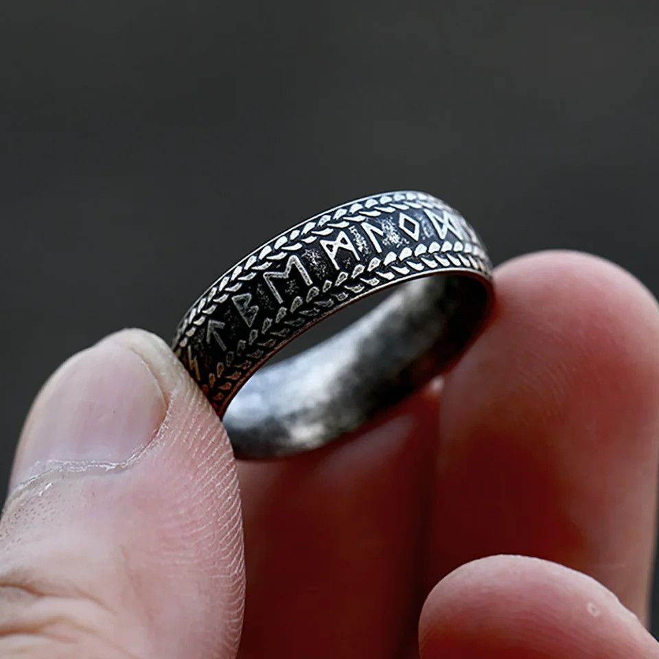 Japanese Brand × Jewelry × Vintage Vintage Viking Rune Ring Size ONE SIZE - 4 Thumbnail