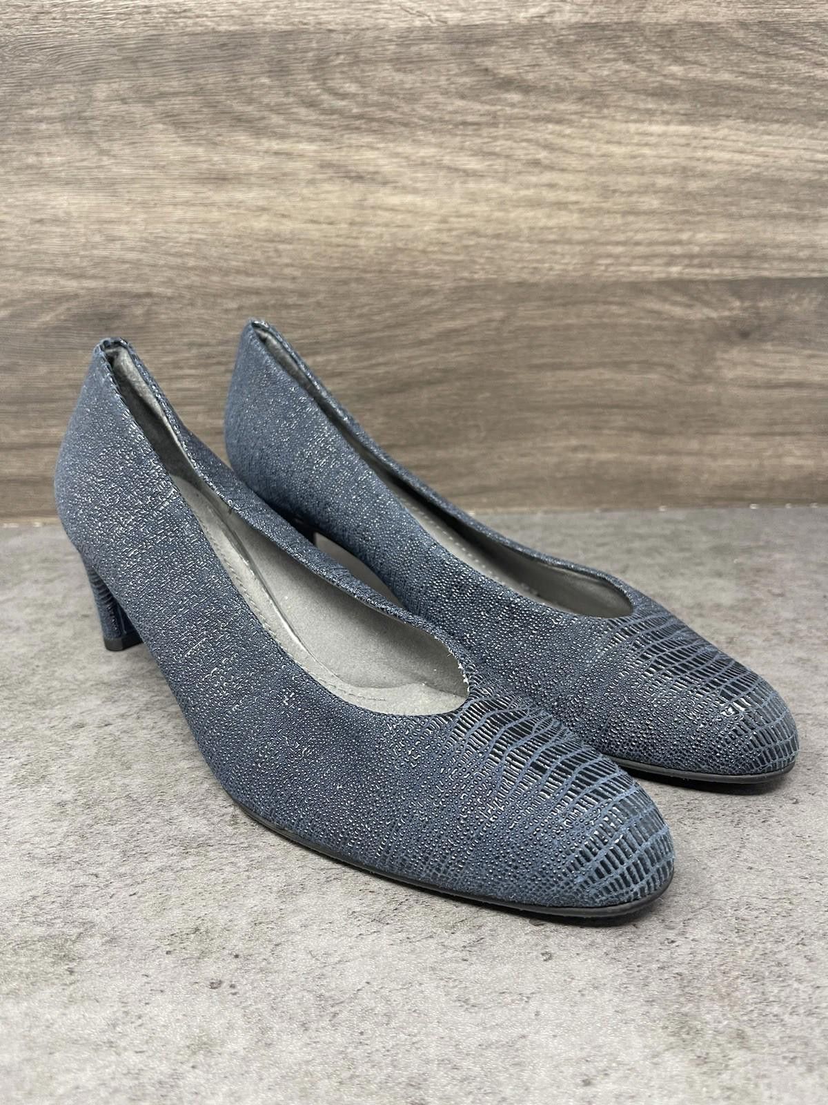 Stuart Weitzman Stuart Weitzman Shoes Womens Size 7.5 Dark Blue Size US 7.5 / IT 37.5 - 4 Thumbnail