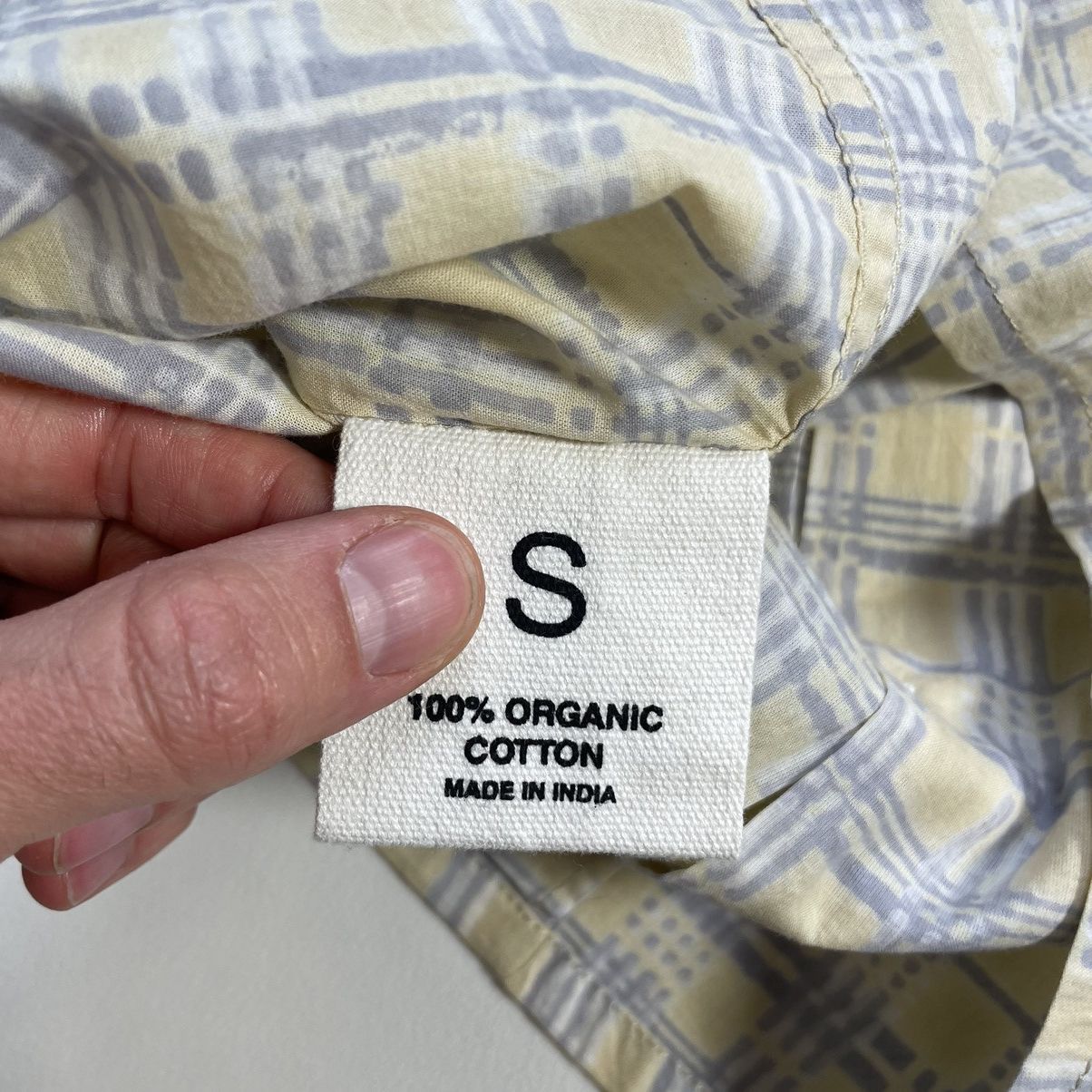 Story Mfg. Tie Dye Check Cotton Shirt Size US S / EU 44-46 / 1 - 9 Thumbnail