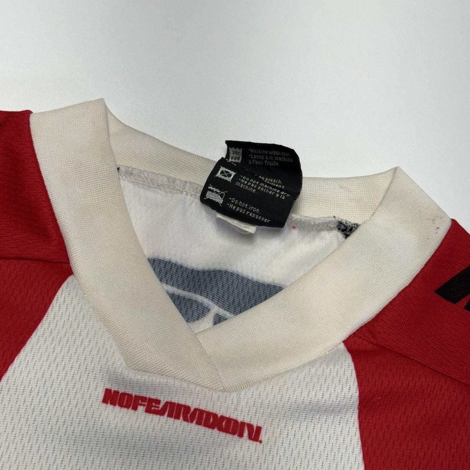 No Fear Vintage No Fear MX Racing Jersey Mens M White/Red Long Sleev Size US M / EU 48-50 / 2 - 5 Thumbnail