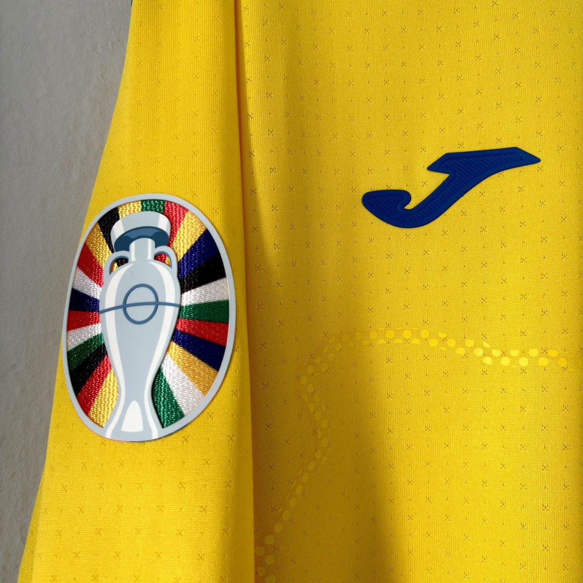 Joma 2023 2024 GAME ISSUE Ukraine National Sudakov Soccer Jersey Size US M / EU 48-50 / 2 - 6 Thumbnail
