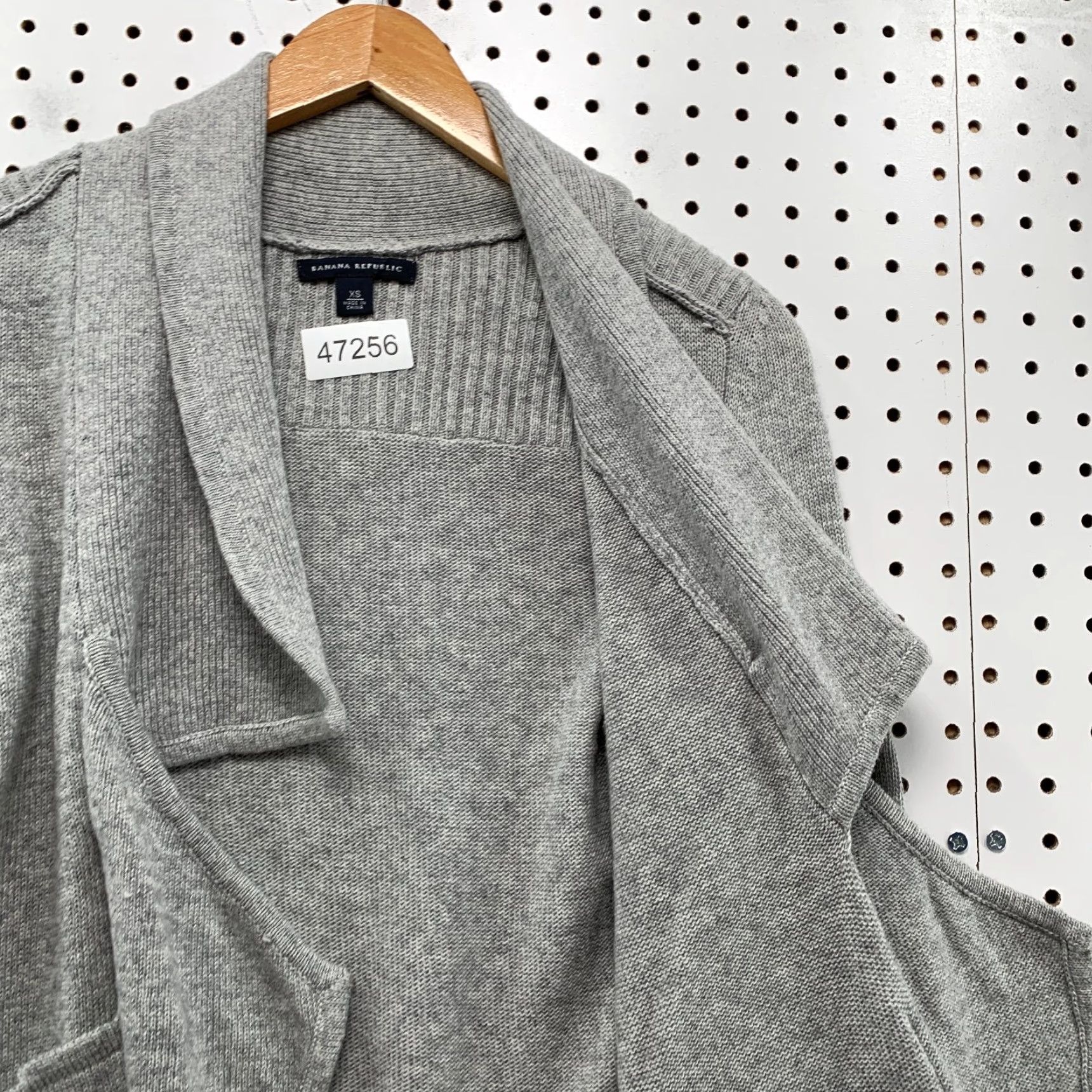Banana Republic Banana Republic Wool Cardigan Sweater Women Small Gray Open Front Shawl Business Cardigan Size S / US 4 / IT 40 - 7 Thumbnail