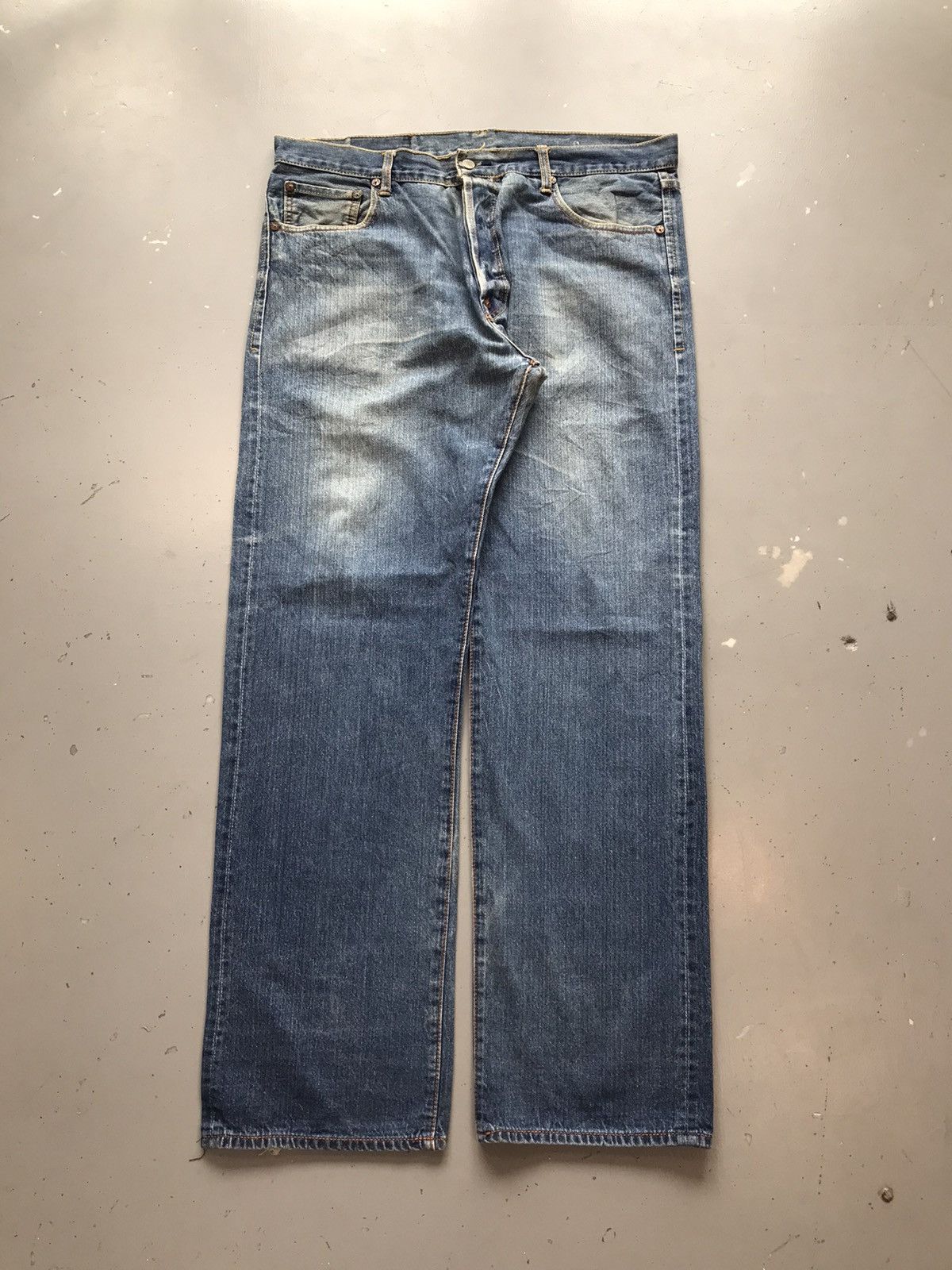 Japanese Brand × Vintage Vintage Evisu inspired seagull embroidered denim Size US 40 / EU 56 - 2 Thumbnail