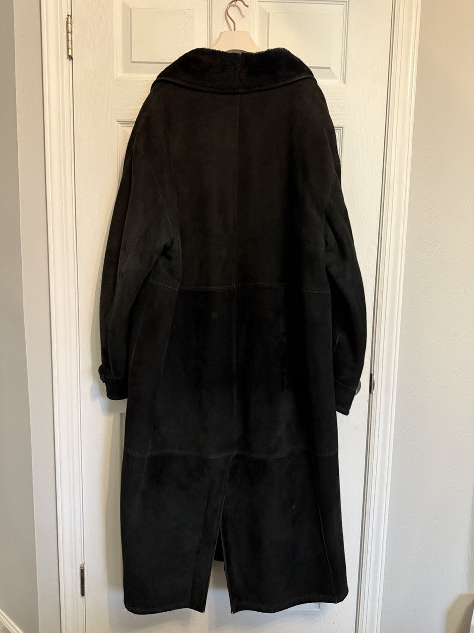 Gallotti Gallotti Shearling Mens Fur Coat Black 2XL Size US XXL / EU 58 / 5 - 2 Thumbnail