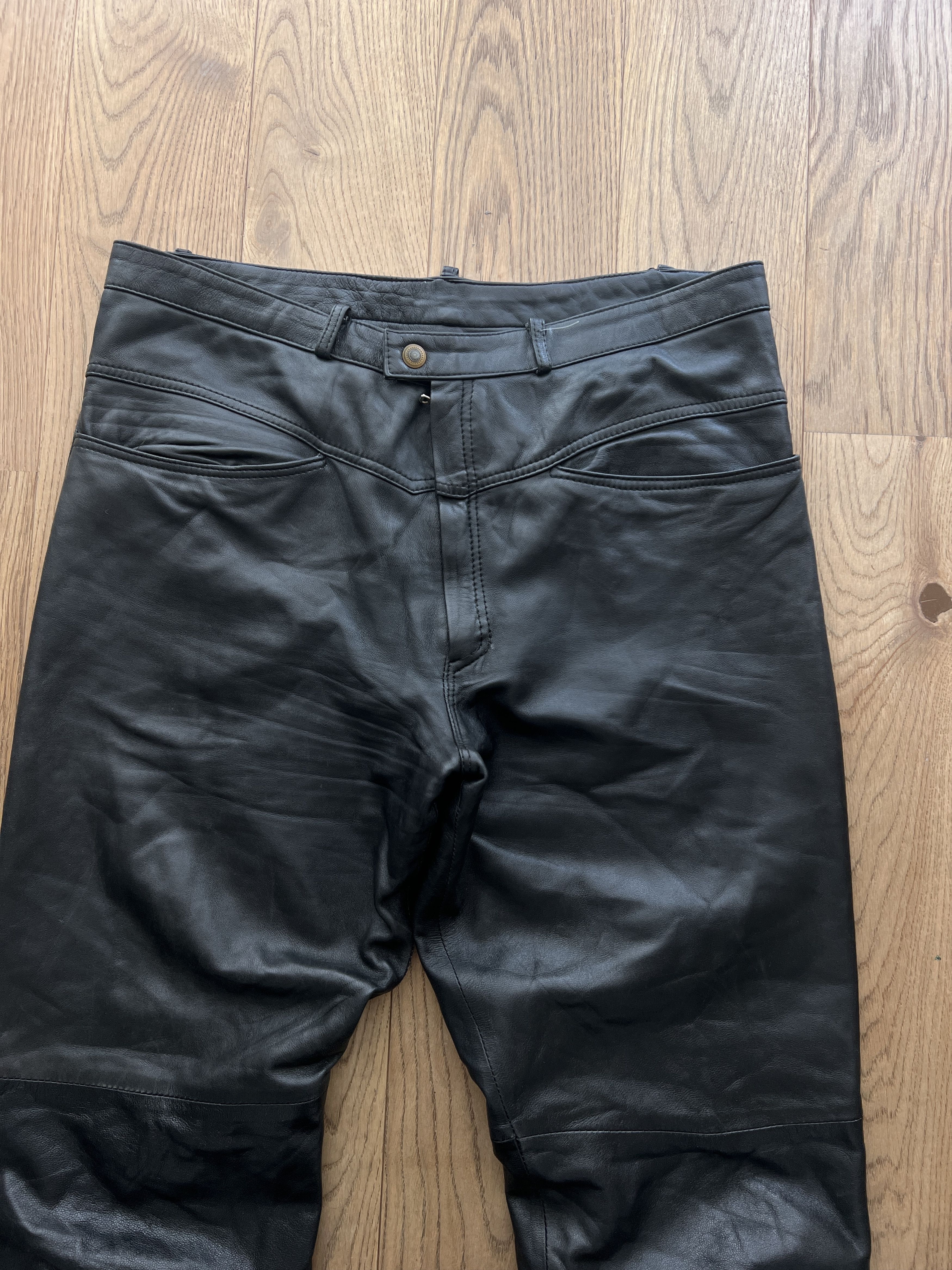 Hysteric Glamour VIntage soft leather pants yohji yamamoto diesel opium style Size US 36 / EU 52 - 7 Thumbnail