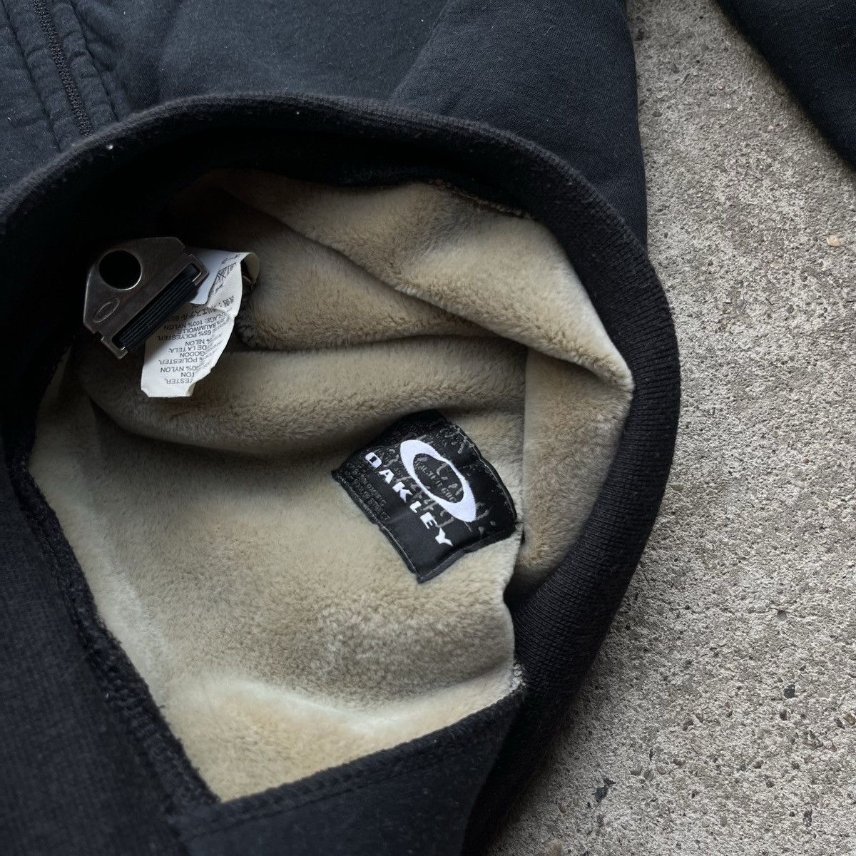 Japanese Brand × Oakley Oakley Technical zip hoodie black Sweatshirt neoprene Size US S / EU 44-46 / 1 - 6 Thumbnail