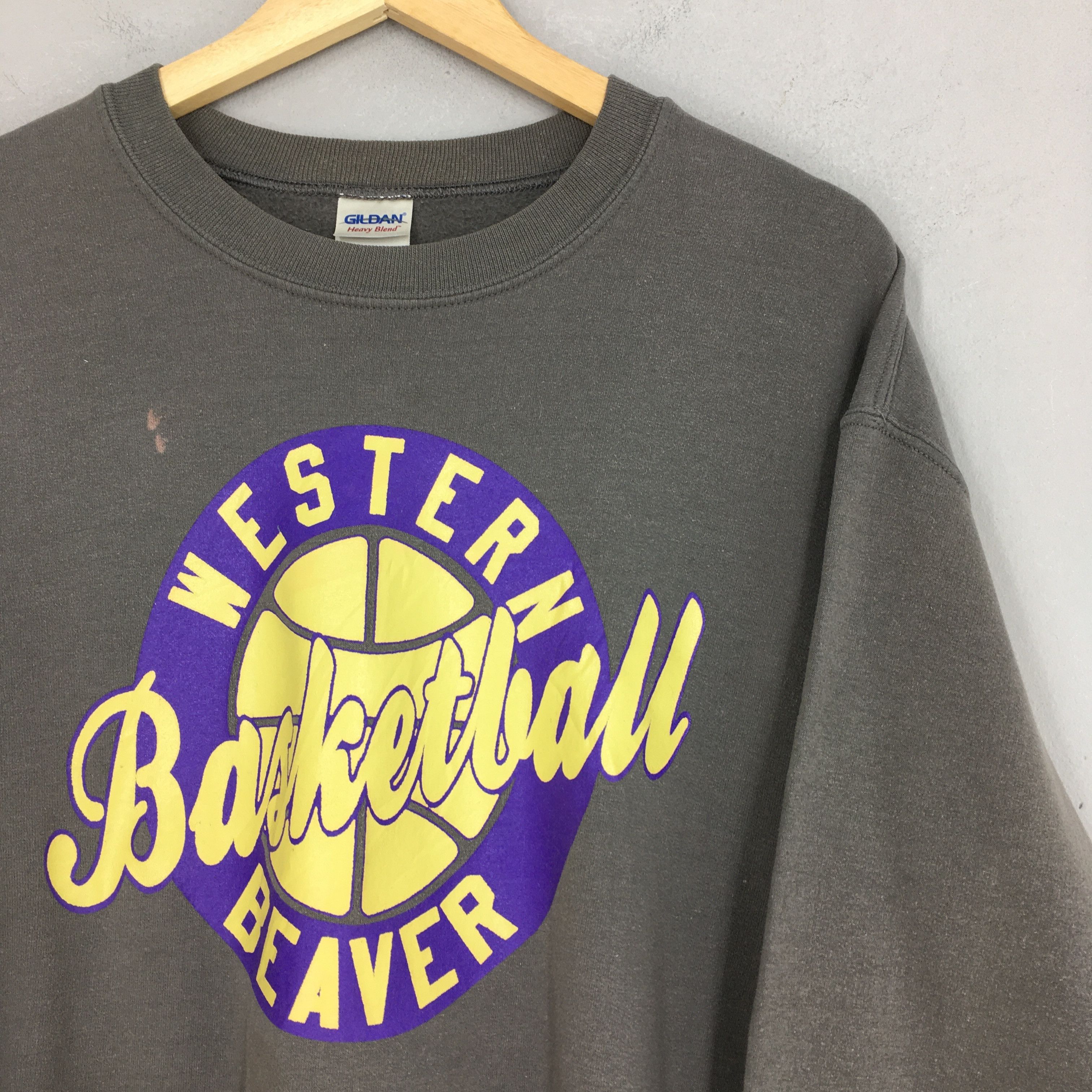 NBA Vintage Western Beaver Basketball Sweatshirt Medium Size US M / EU 48-50 / 2 - 2 Thumbnail