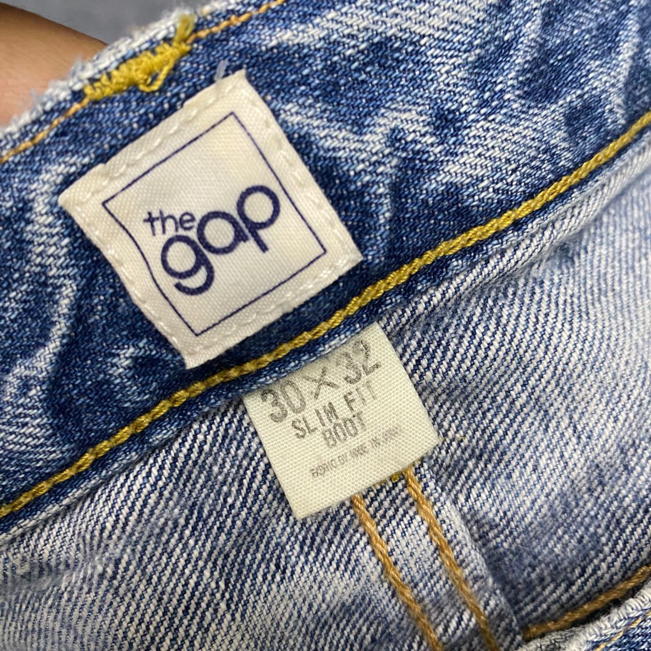 If Six Was Nine Flare Vintage The Gap Distressed Denim Size US 31 - 16 Thumbnail