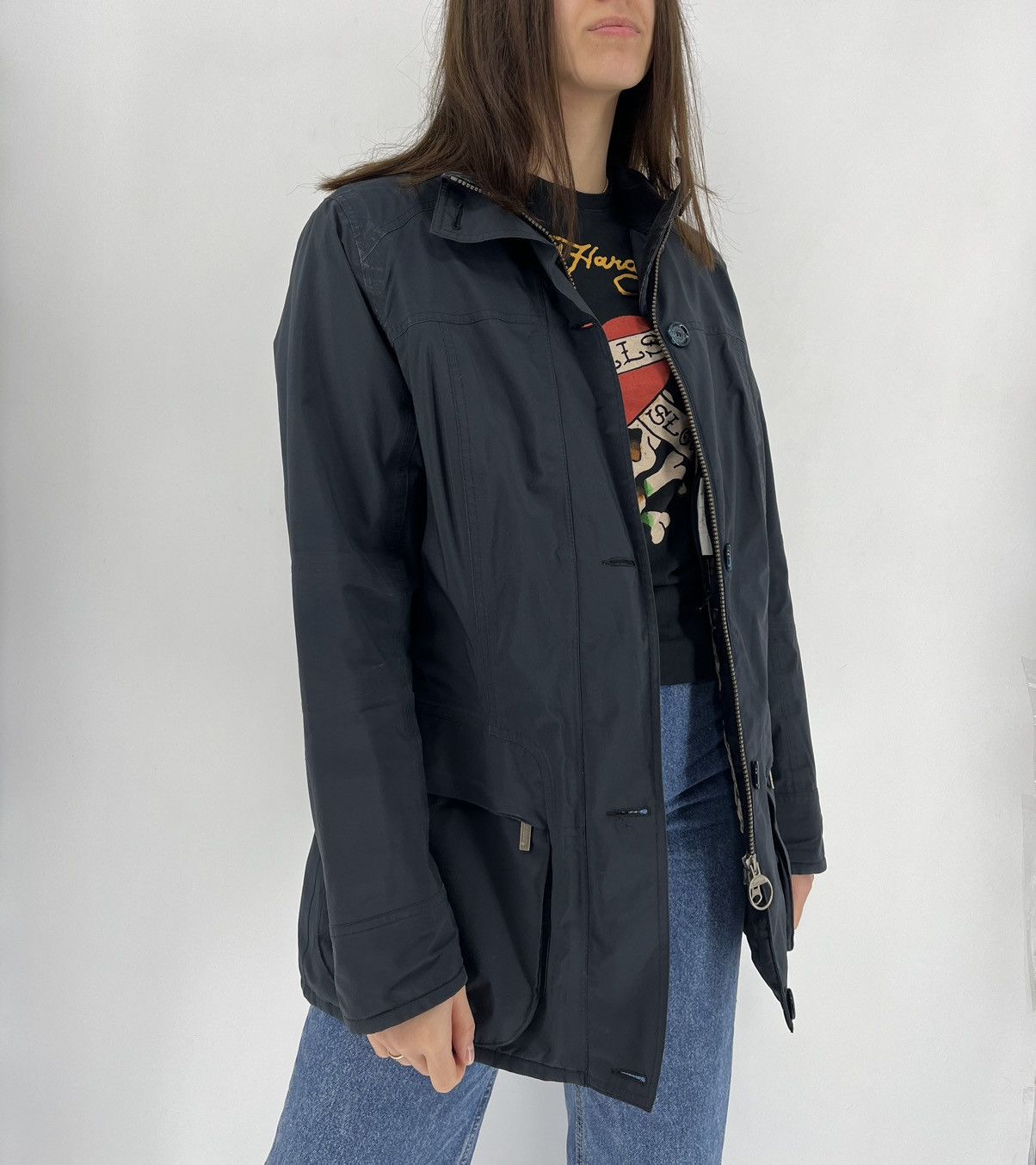 Barbour × Goretex × Vintage Ladies Barbour City Tasmin Gore Tex Countryside Jacket Size L / US 10 / IT 46 - 2 Thumbnail