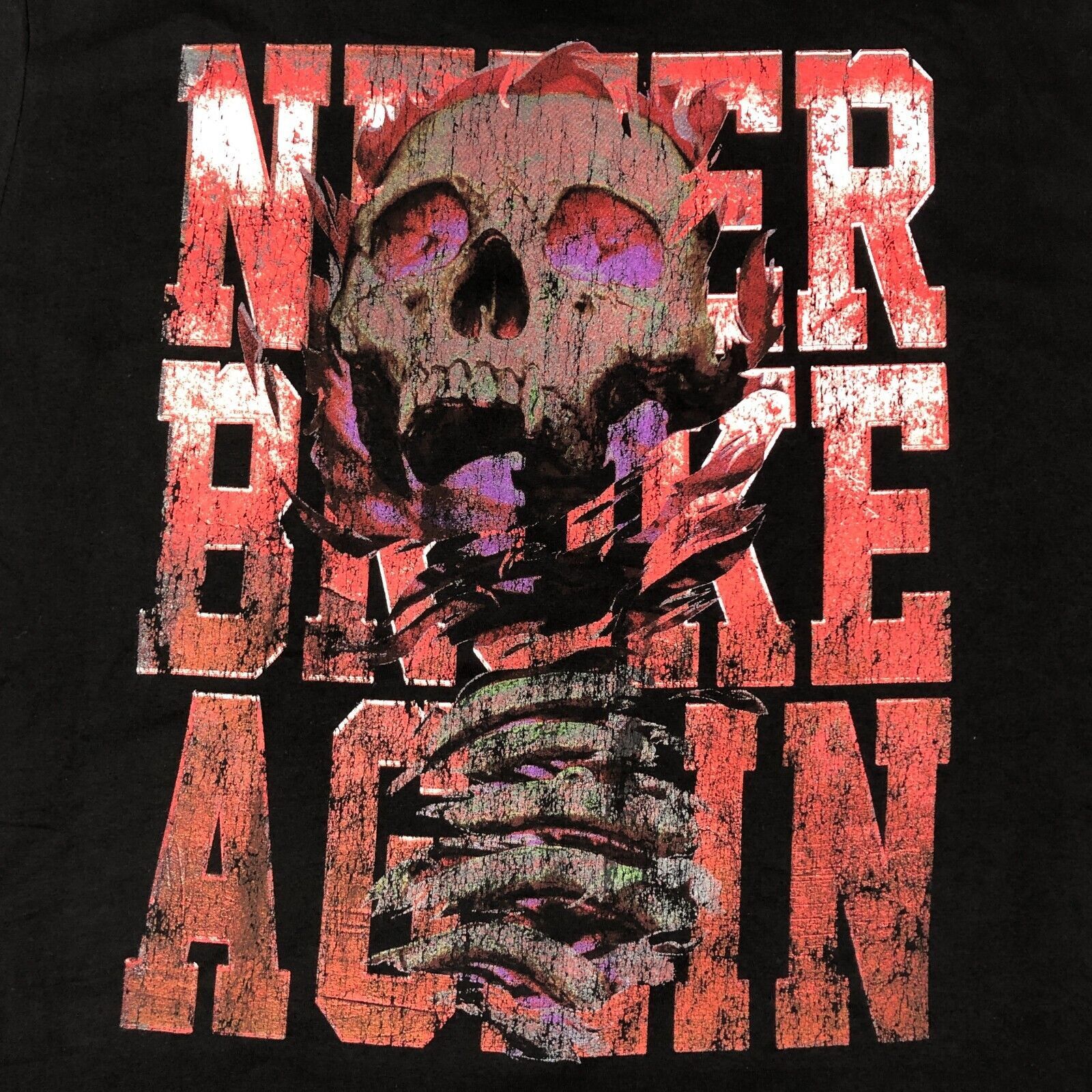Billionaire Boys Club Never Broke Again Skull Logo Black Red Tee T Shirt size 3XL Size US XXL / EU 58 / 5 - 2 Thumbnail
