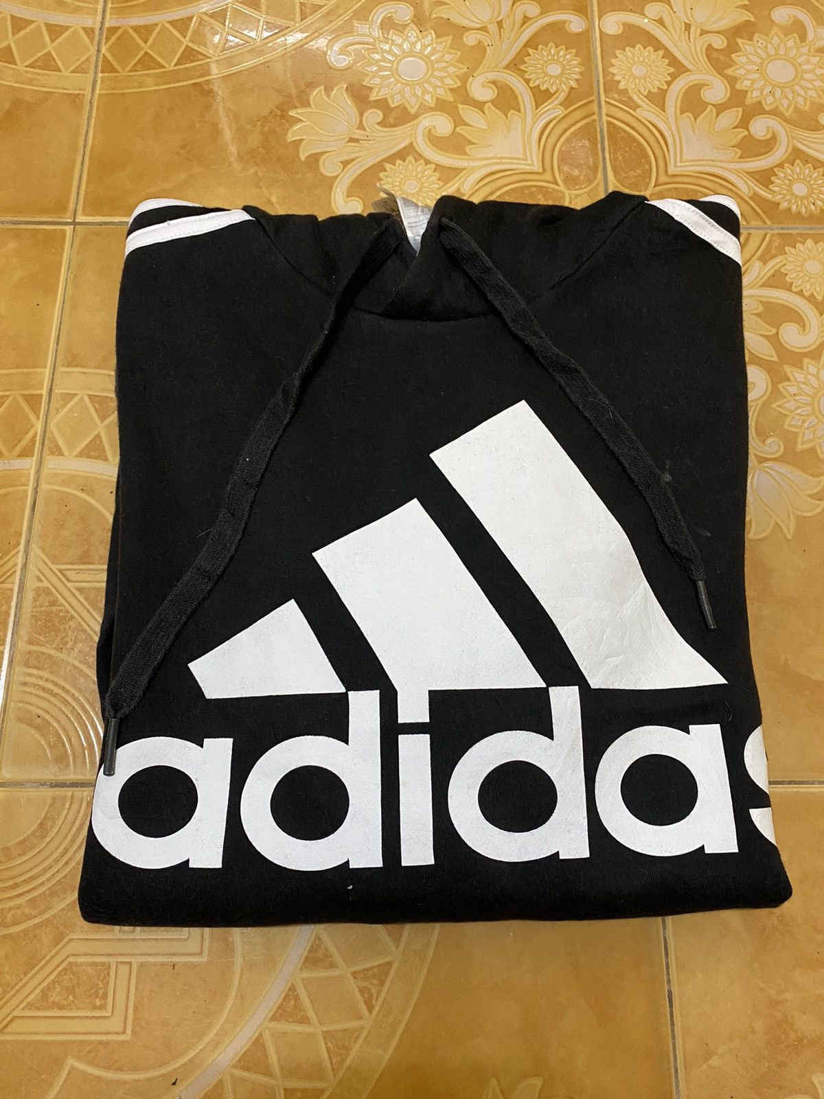 Adidas Adidas Stripped tee hoodies Size US L / EU 52-54 / 3 - 6 Thumbnail
