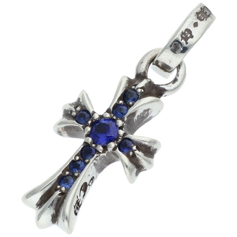 Chrome Hearts Baby Fat Sapphire Charm Necklace