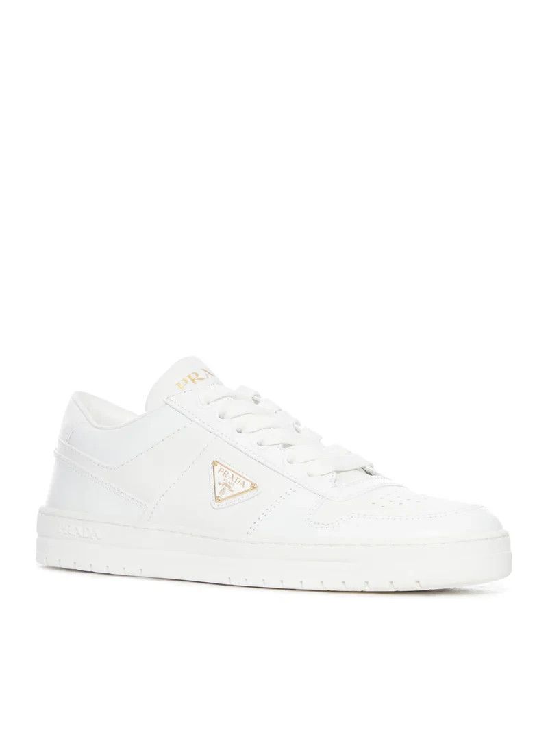 Prada PRADA Downtown White Leather Sneakers New And Authentic Size US 6 / IT 36 - 5 Thumbnail