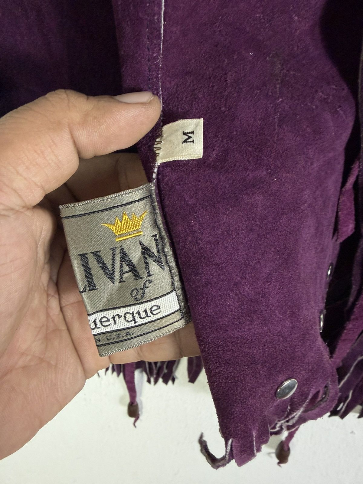 Vintage Sullivan Abuquerque Fringed Suede Size US M / EU 48-50 / 2 - 7 Thumbnail