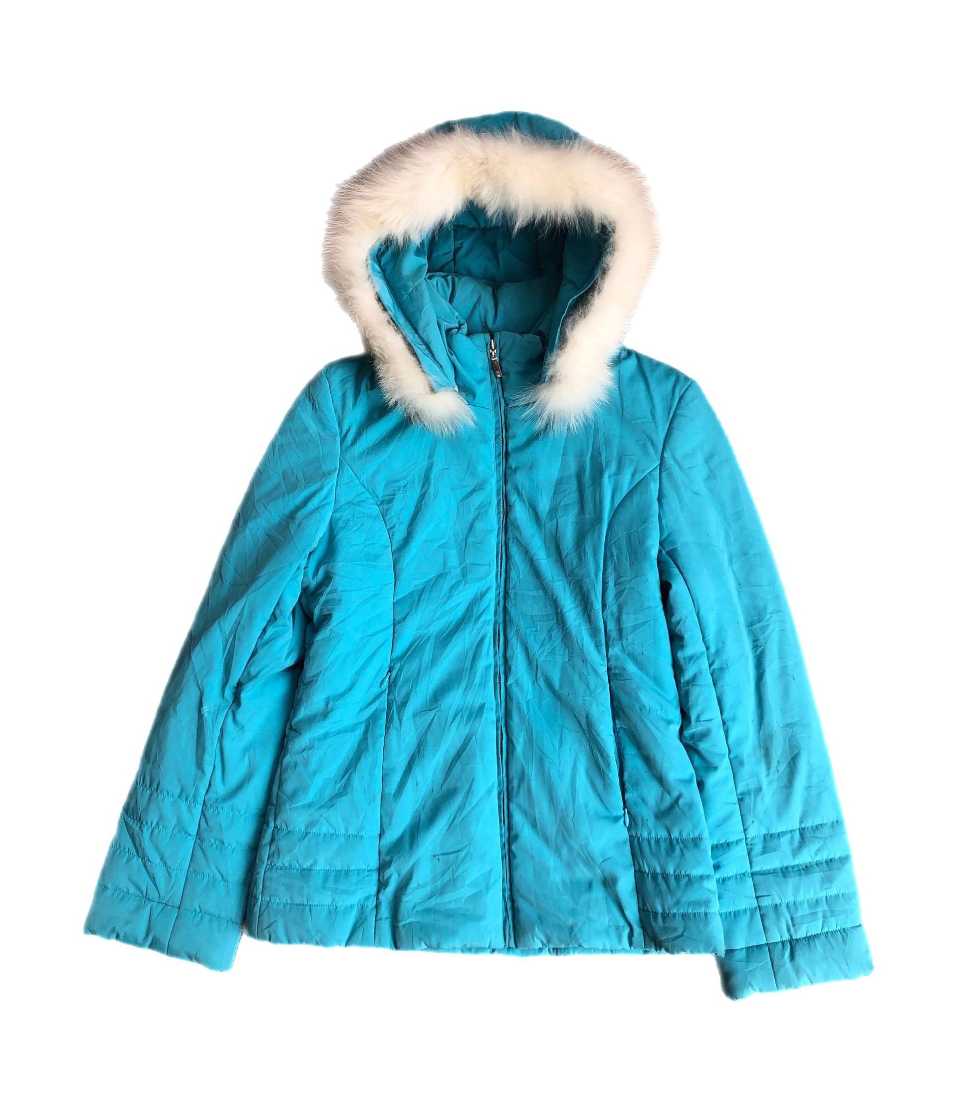 If Six Was Nine Michel Klein Raccoon fur jacket like Lgb Size L / US 10 / IT 46 - 1 Thumbnail