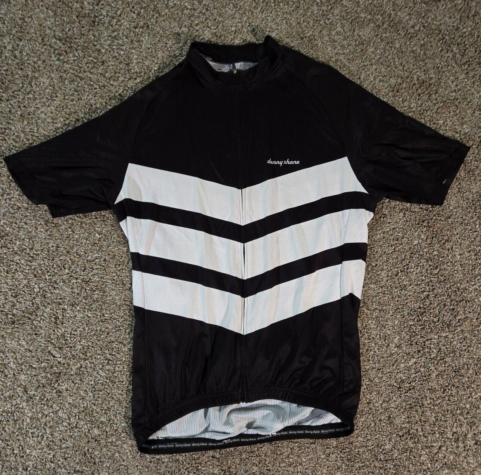 Designer Black And White Danny Shane Bicycle Jersey Size XL Size ONE SIZE - 1 Thumbnail
