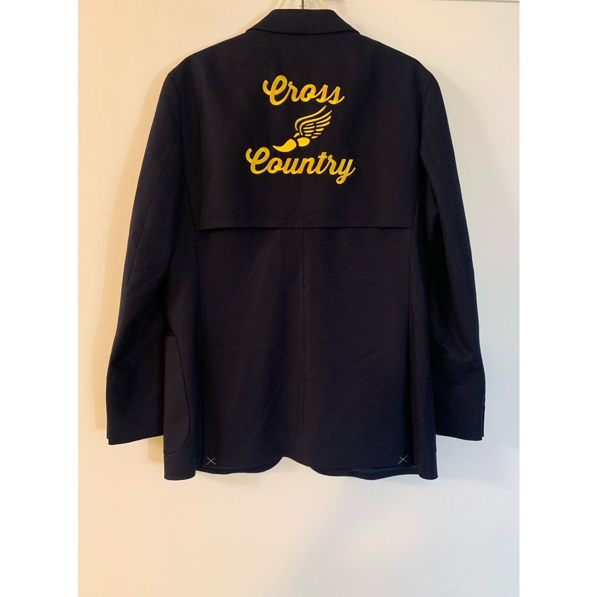 Noah NOAH CROSS COUNTY EMBROIDERED LOGO BLAZER JACKET Size 40R - 10 Thumbnail