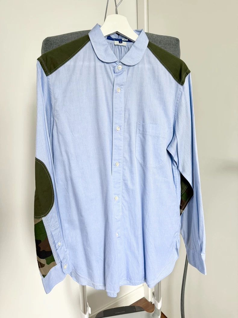 Junya Watanabe Junya Watanabe 2019 light blue stripe military camouflage Size US M / EU 48-50 / 2 - 1 Thumbnail