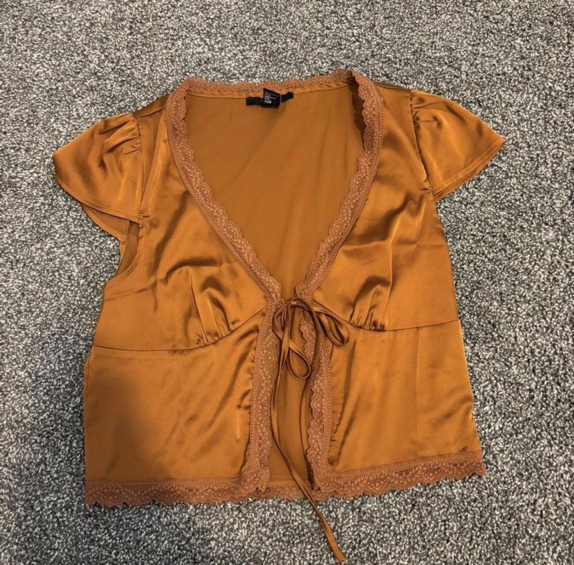 Forever 21 Womens short sleeve blouse Size S / US 4 / IT 40 - 1 Thumbnail