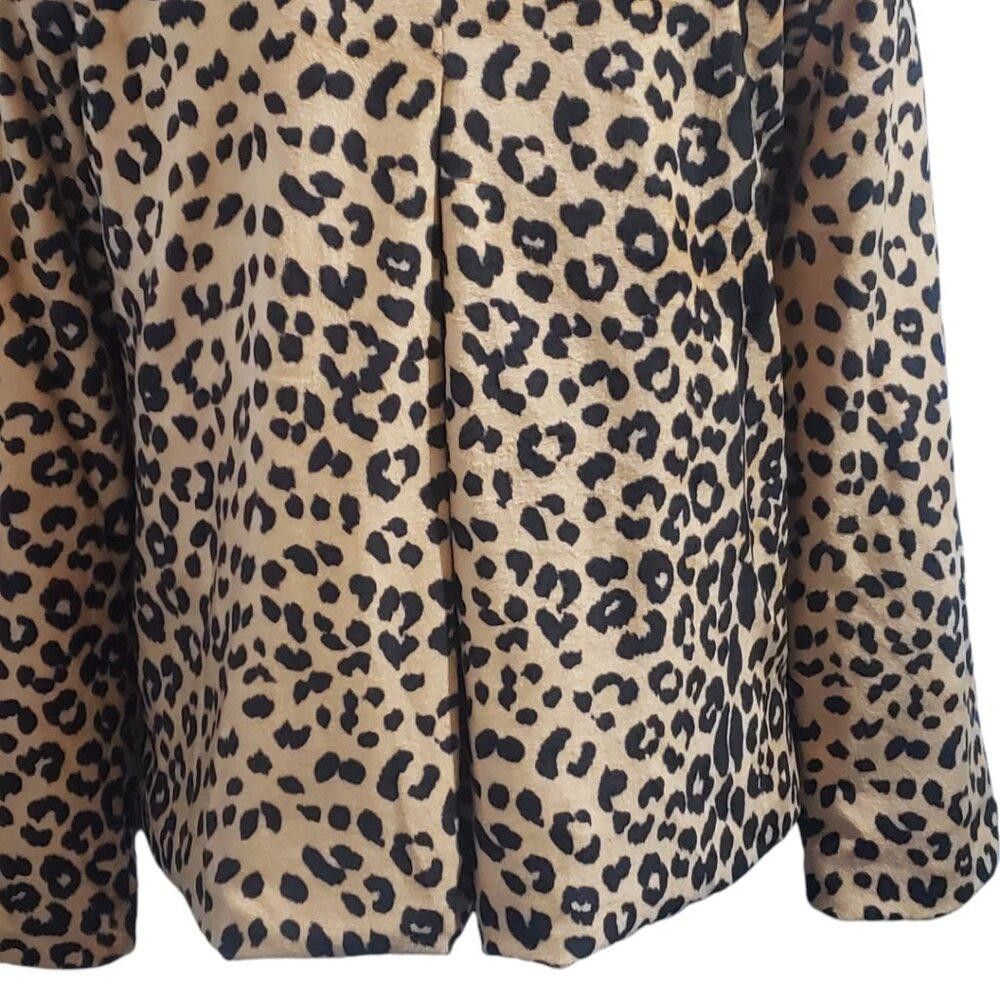 Designer CT1966 Ethyl Animal Print Waist Length Button Blazer S Size S / US 4 / IT 40 - 5 Thumbnail