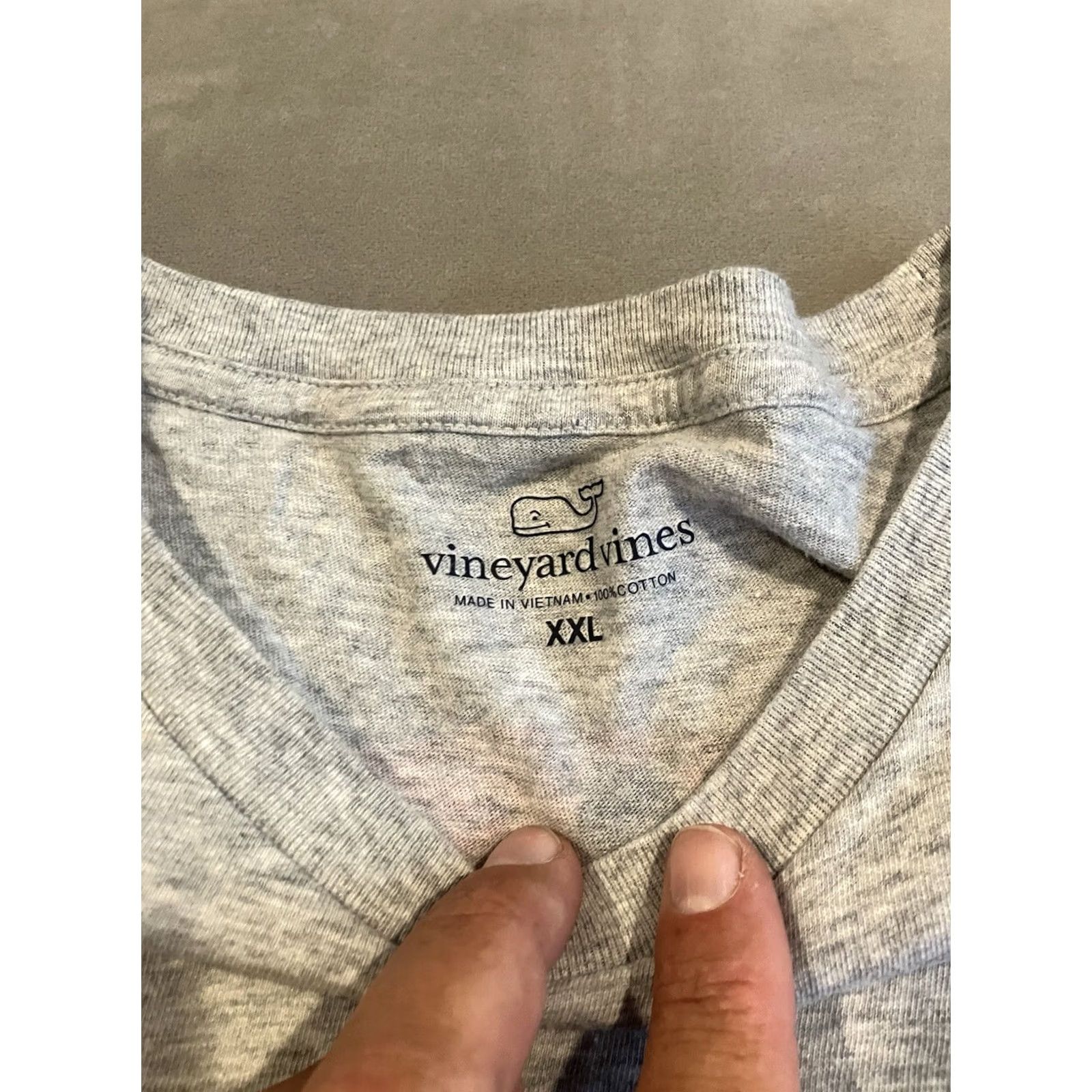 Vineyard Vines Vineyard Vines LACROSSE T Shirt Gray Long Sleeve Double Sided Men's XXL Size US XXL / EU 58 / 5 - 4 Thumbnail