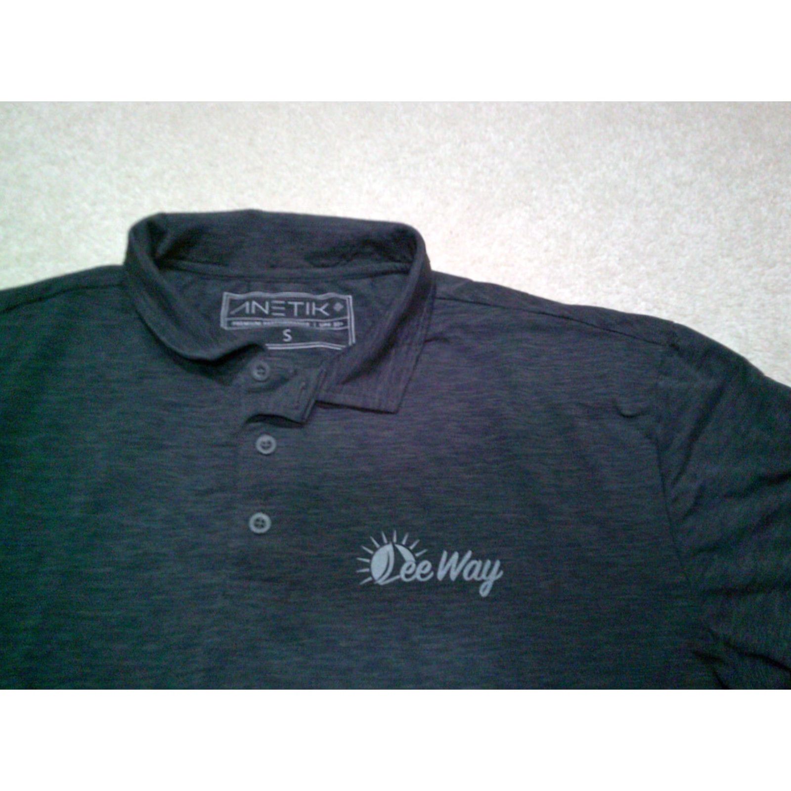 Vintage Anetik Polo Shirt Mens Small Gray UPF 30 Performance Activewear Casual Sports Shirt Size US S / EU 44-46 / 1 - 3 Thumbnail
