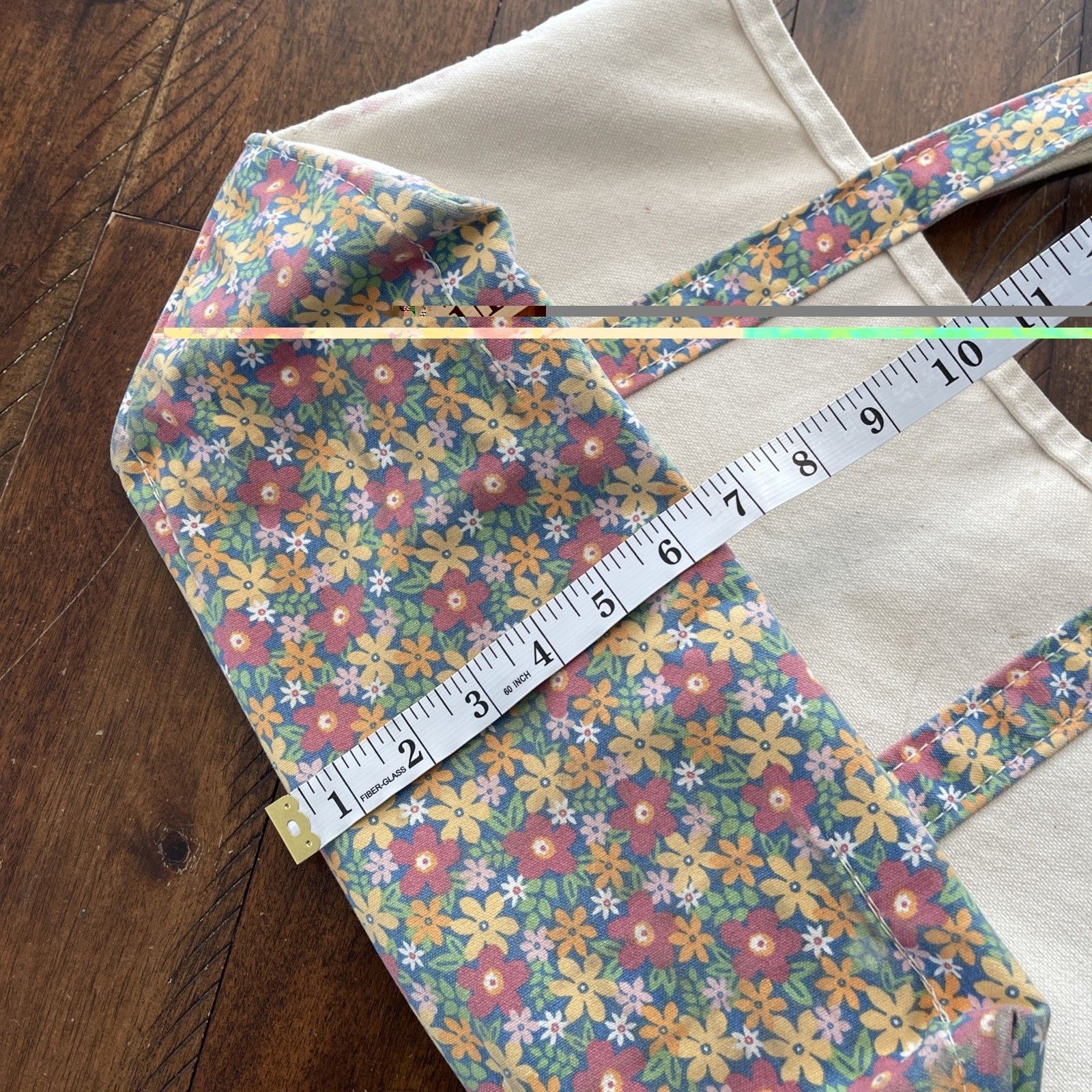 L.L. Bean L.L. Bean vintage cream floral 1990s boat tote medium bag Size ONE SIZE - 9 Thumbnail