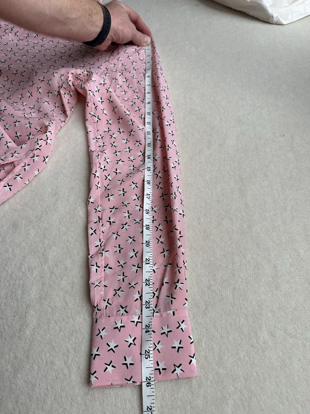 Saint Laurent Paris SS19 Saint Laurent star 💯% silk shirt 41 grail Size US L / EU 52-54 / 3 - 6 Thumbnail