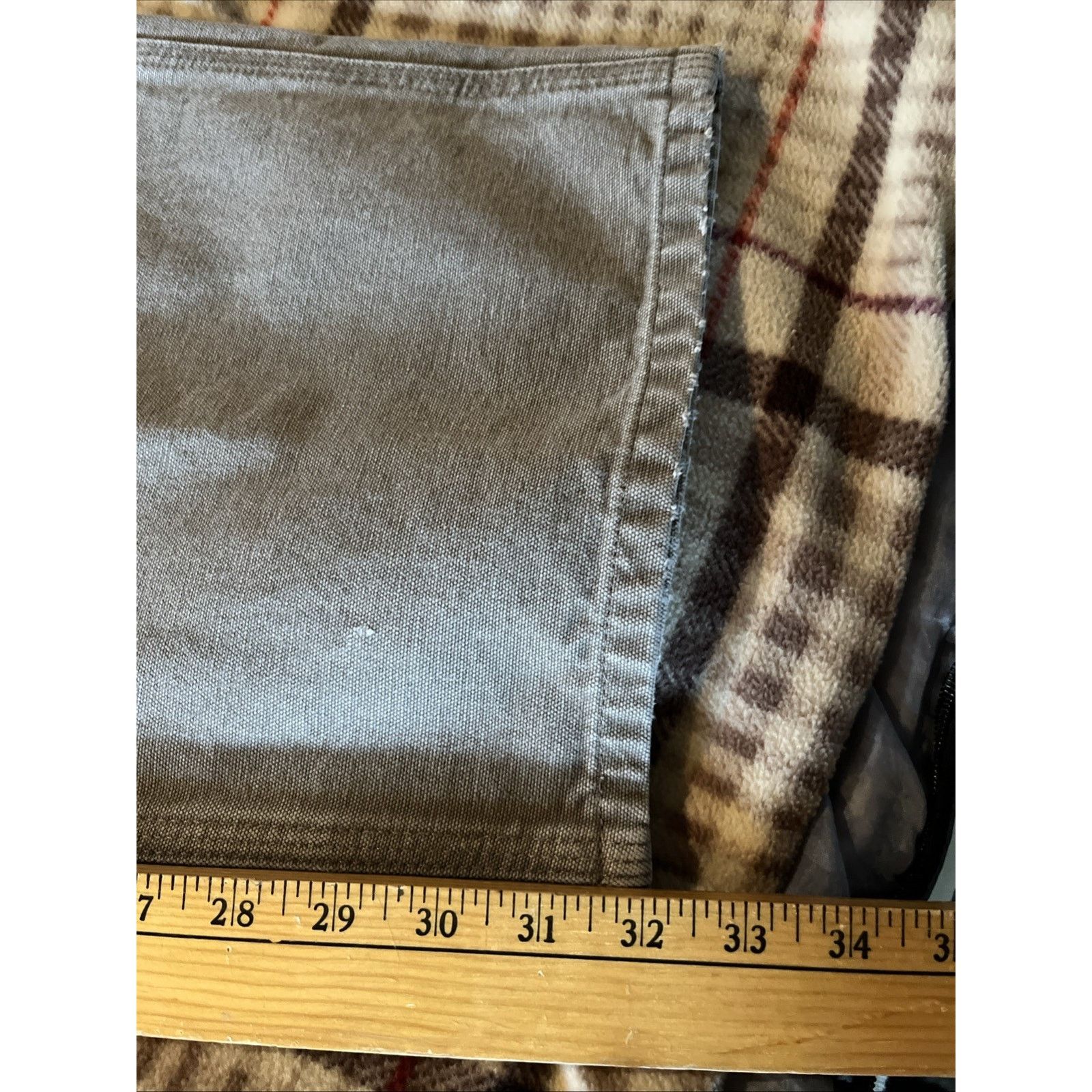 Carhartt Carhartt Men’s Pants 42x32 Gray Dungaree Fit Duck Canvas Size US 42 / EU 58 - 5 Thumbnail