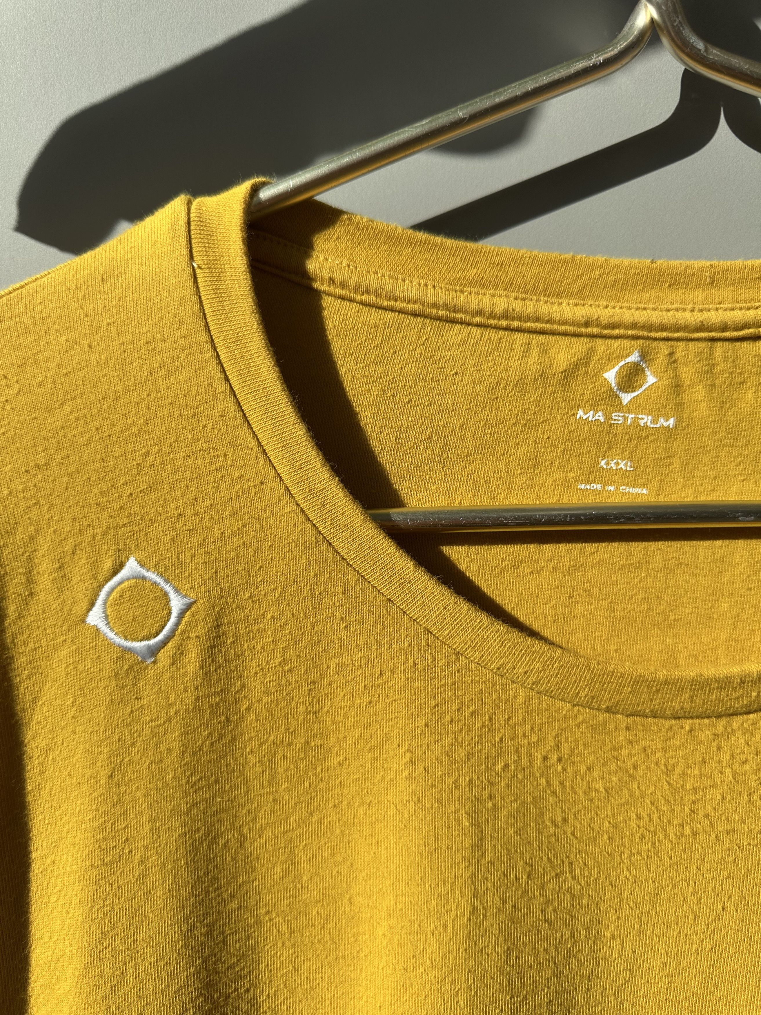 MA.STRUM Ma.Strum Yellow Long Sleeve T-Shirt XXL Size US XL / EU 56 / 4 - 5 Thumbnail