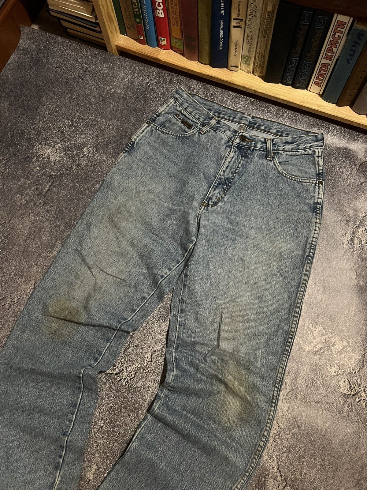 Japanese Brand Distressed Jeans Number Nine Style / Vintage Streetwear 90s Size US 30 / EU 46 - 2 Thumbnail