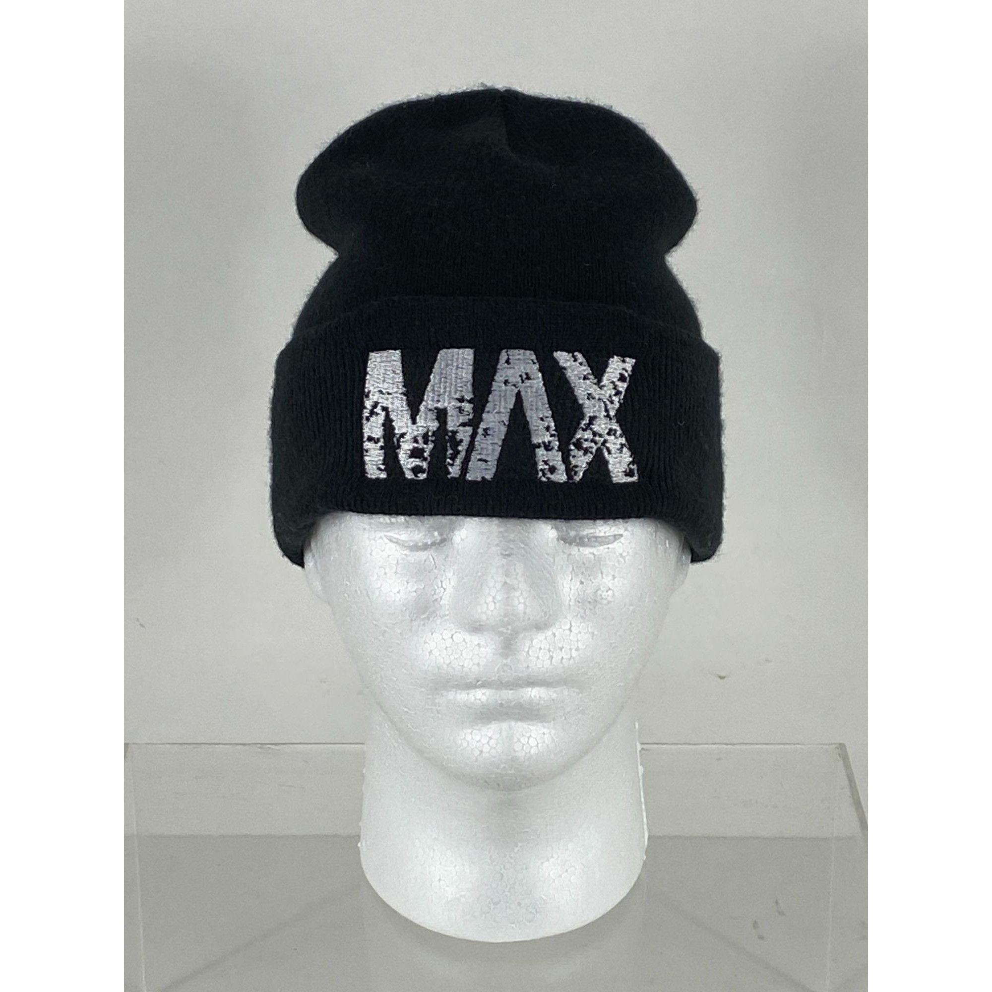 Other Tuque by American Apparel "MAX" Spell Out Beanie Black One S Size ONE SIZE - 1 Thumbnail