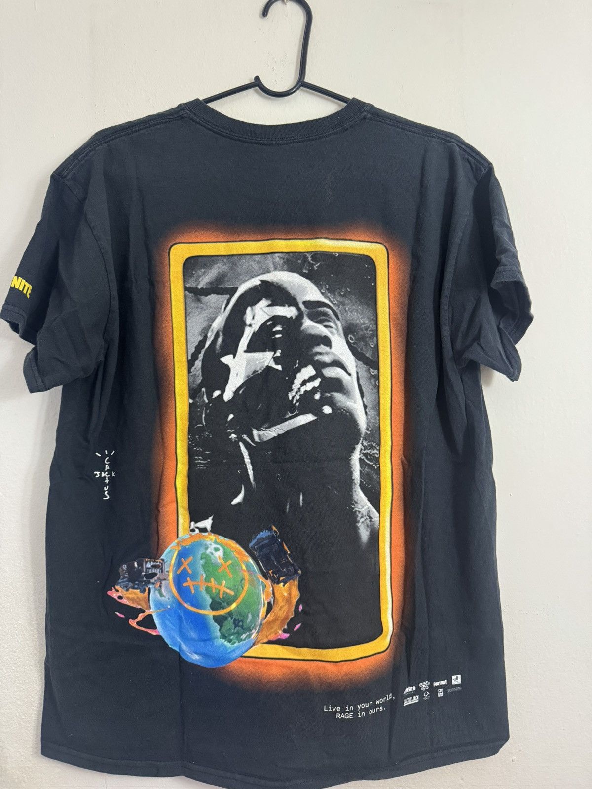 TRAVIS SCOTT × FORTNITE STARGAZING TEE Travis Scott x Fortnite Cactus Jack Stargazing T-Shirt Size