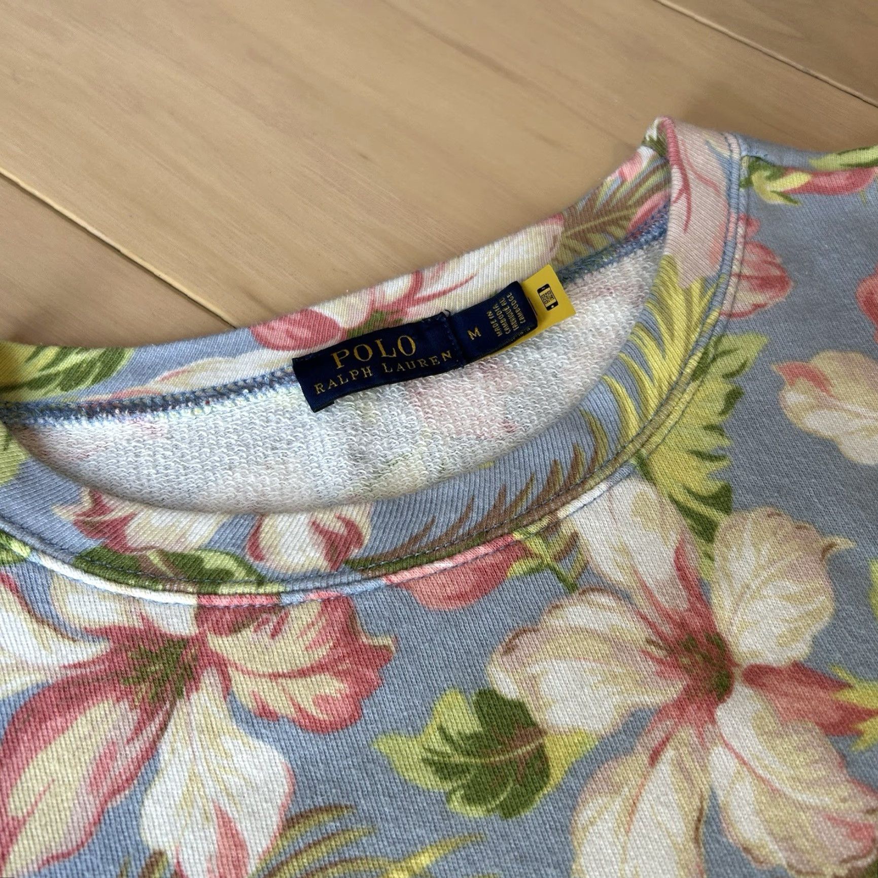 Polo Ralph Lauren Polo Ralph Lauren Floral Crew Sweatshirt Long Sleeve Women's Medium Size M / US 6-8 / IT 42-44 - 3 Thumbnail