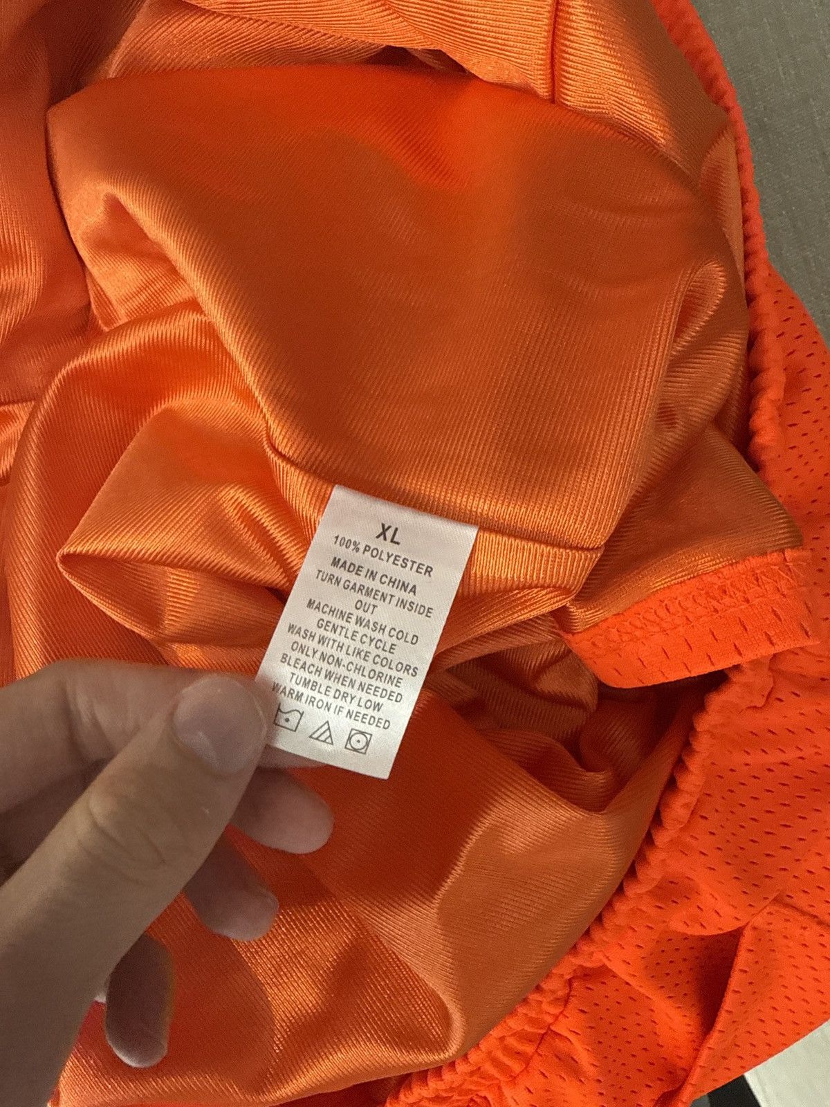 Sinclair Global Sinclair Global Orange Mesh Shorts Size US 36 / EU 52 - 4 Thumbnail