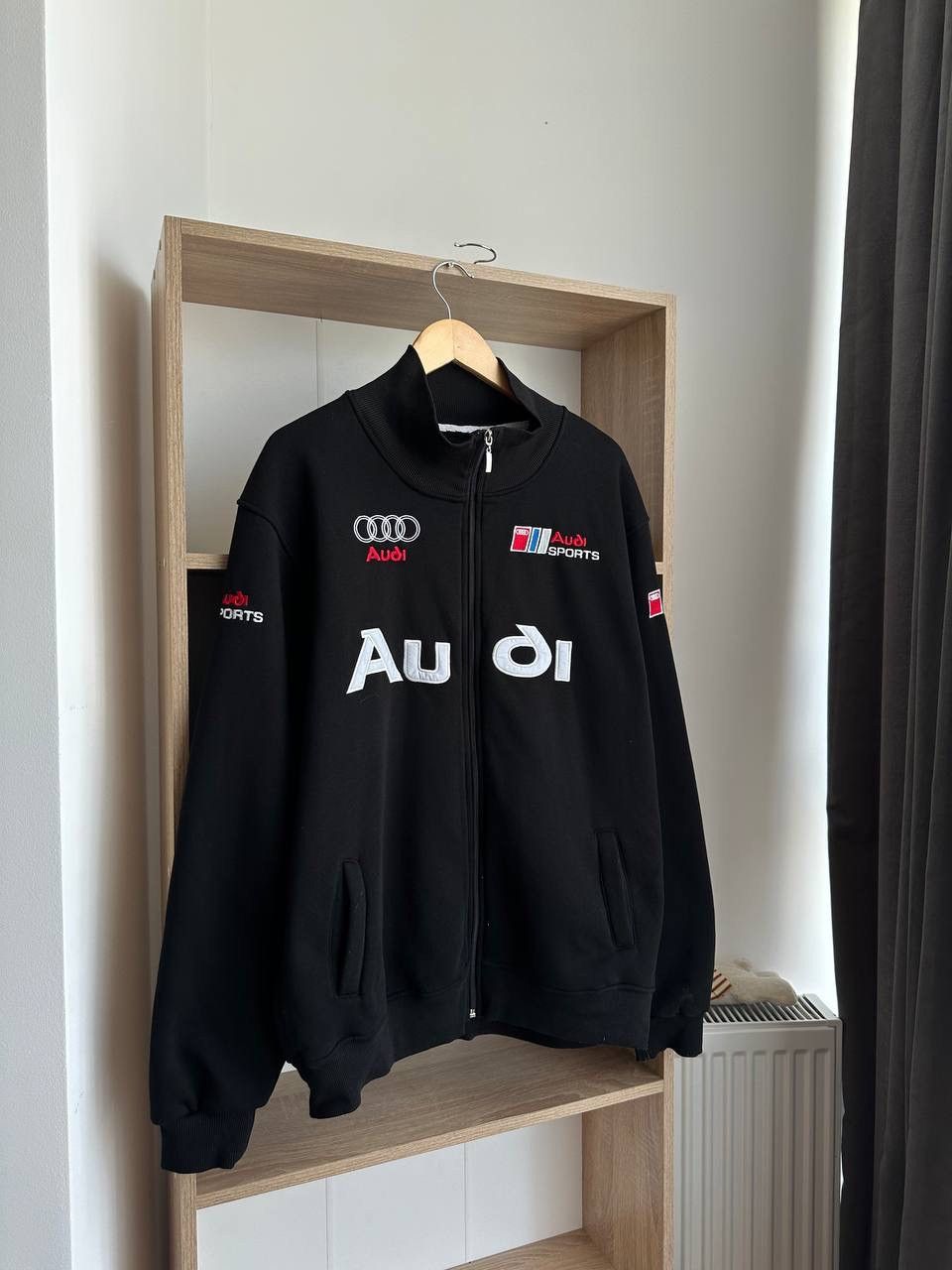 Audi × Vintage Vintage Audi Racing Black Full Zip Hoodie Size US M / EU 48-50 / 2 - 1 Thumbnail