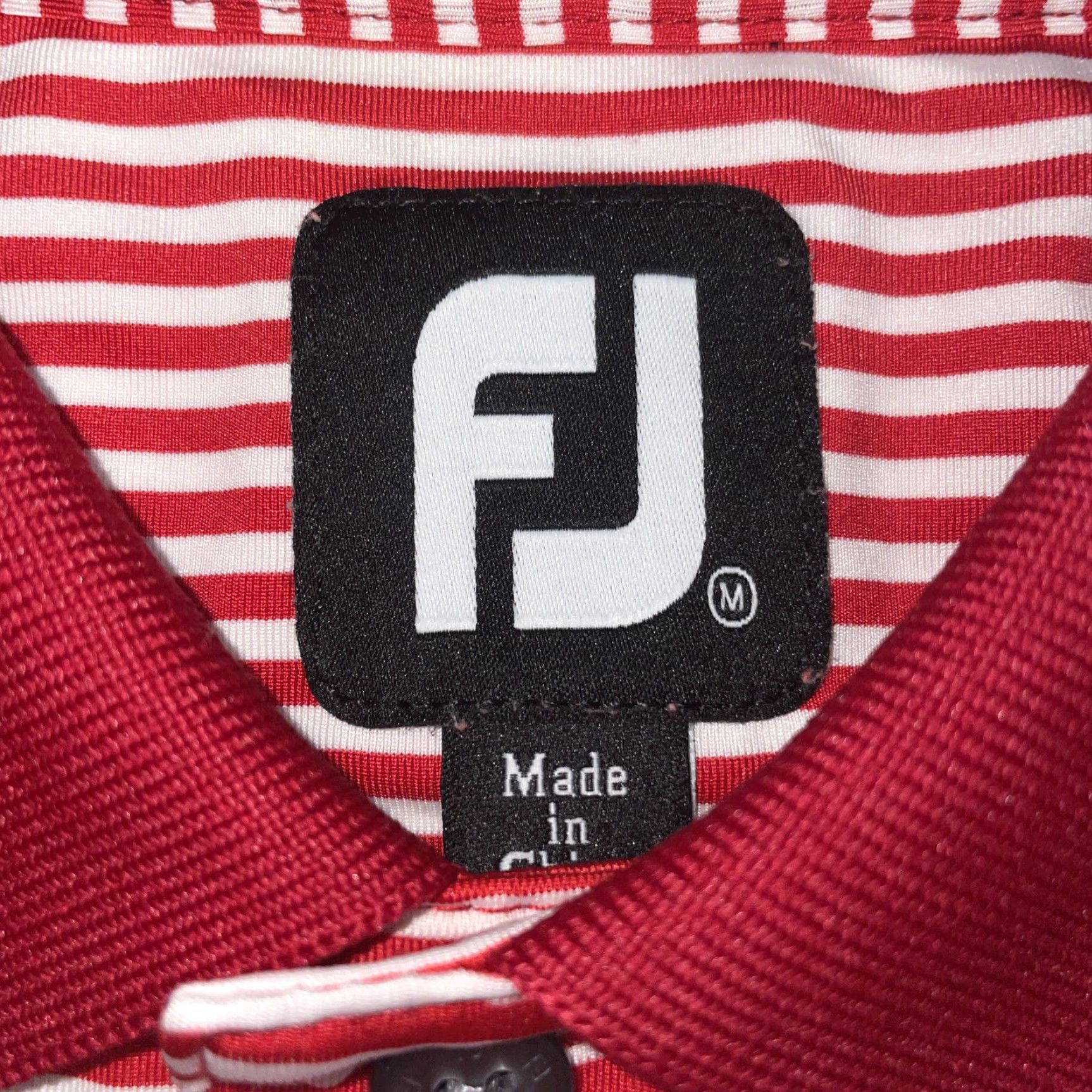 Footjoy FootJoy red striped Polo Shirt Mens M Size US M / EU 48-50 / 2 - 3 Thumbnail