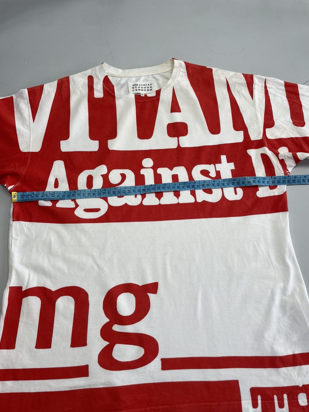 Maison Margiela Maison Margiela "Vitamin" Oversized Print T-Shirt sz S Size US S / EU 44-46 / 1 - 21 Thumbnail